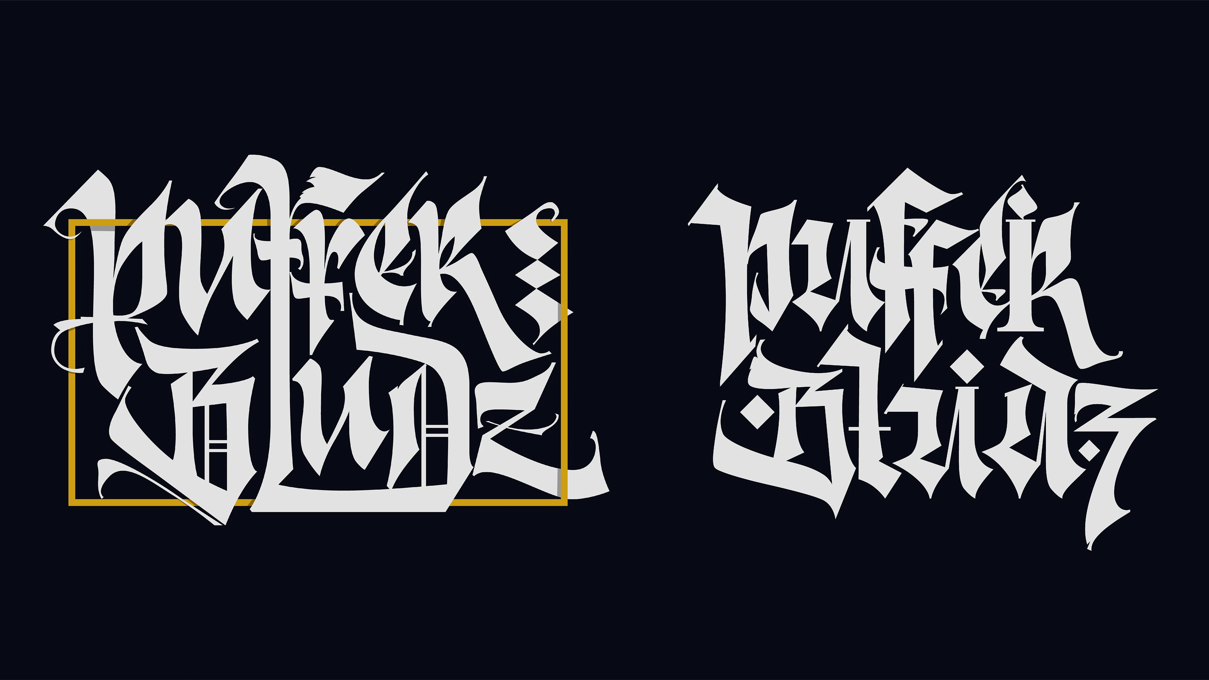 Gothic Calligraphy Collection part 8 — Изображение №6 — Графика на Dprofile