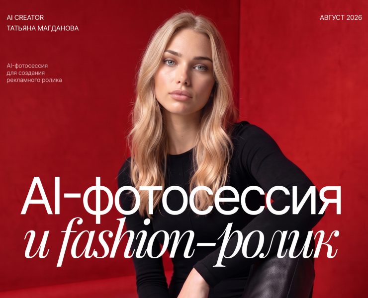 AI FASHION PHOTOSHOOT & VIDEO — Маркетинг, Нейро на Dprofile