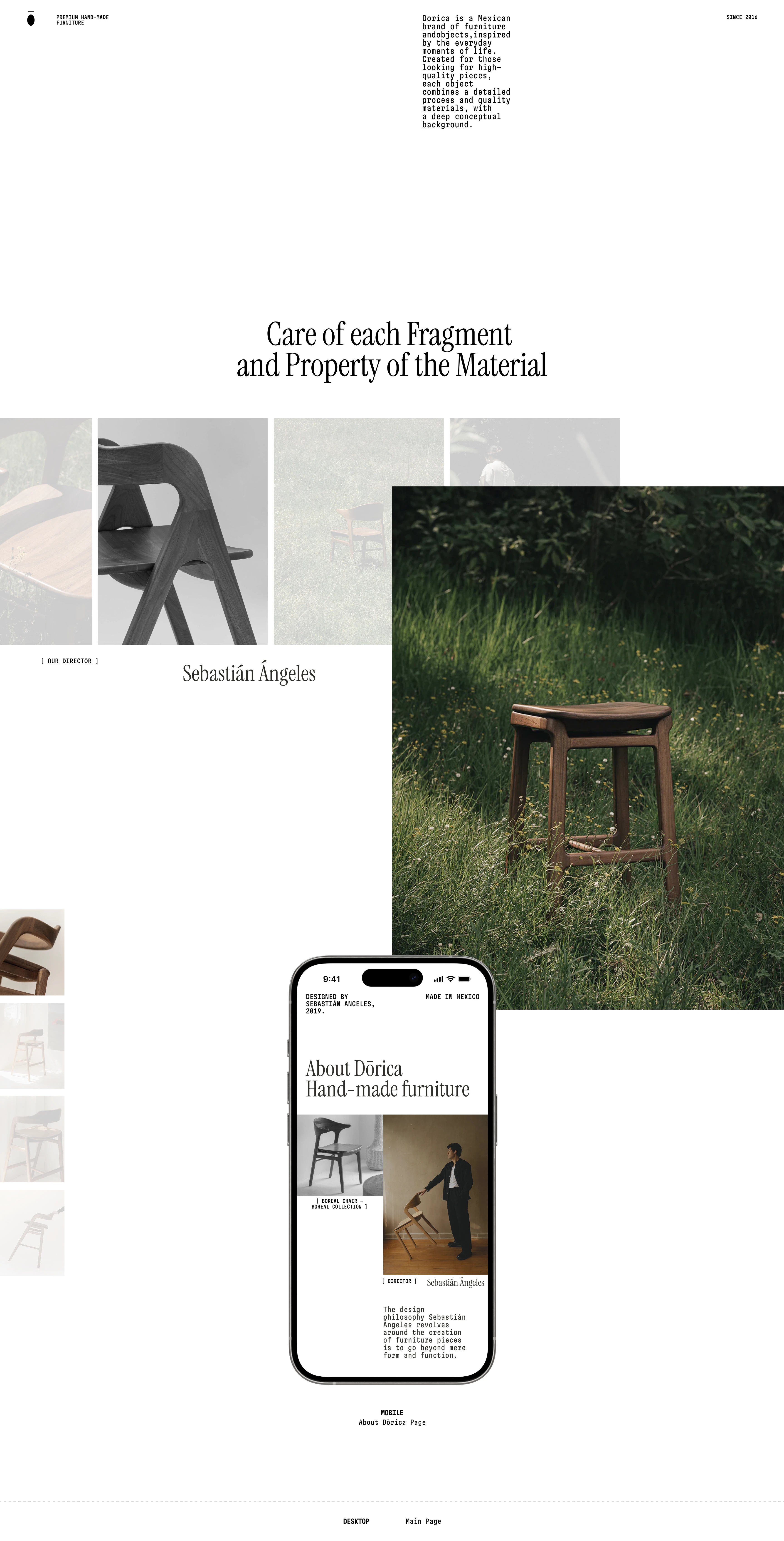 Dōrica Furniture | интернет-магазин премиум мебели — Изображение №6 — Интерфейсы на Dprofile