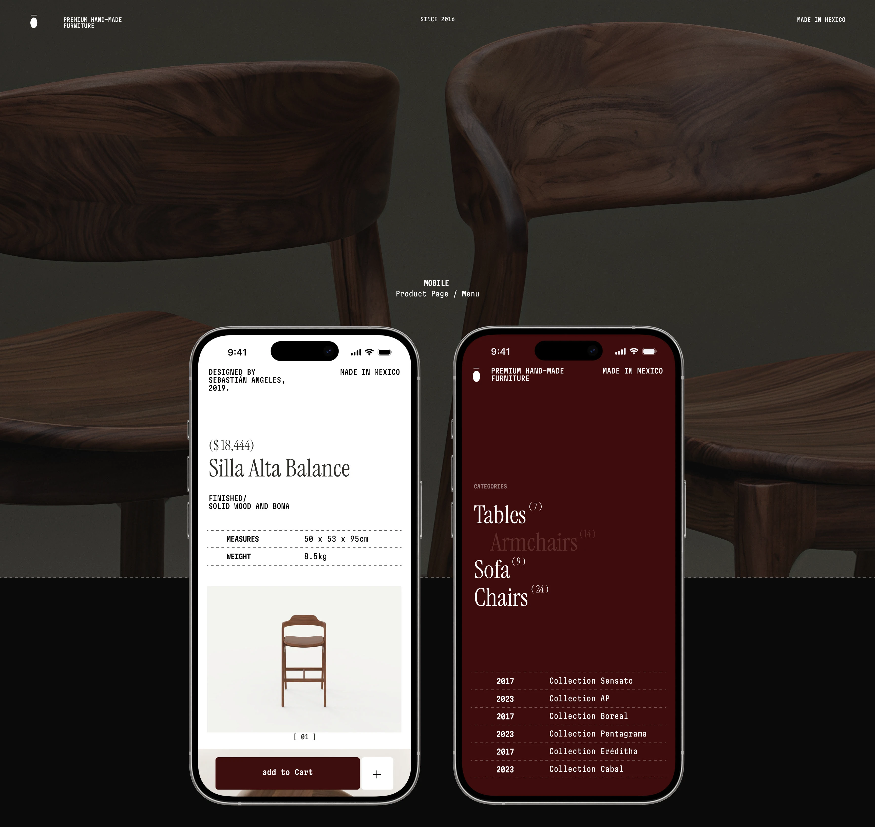 Dōrica Furniture | интернет-магазин премиум мебели — Изображение №3 — Интерфейсы на Dprofile