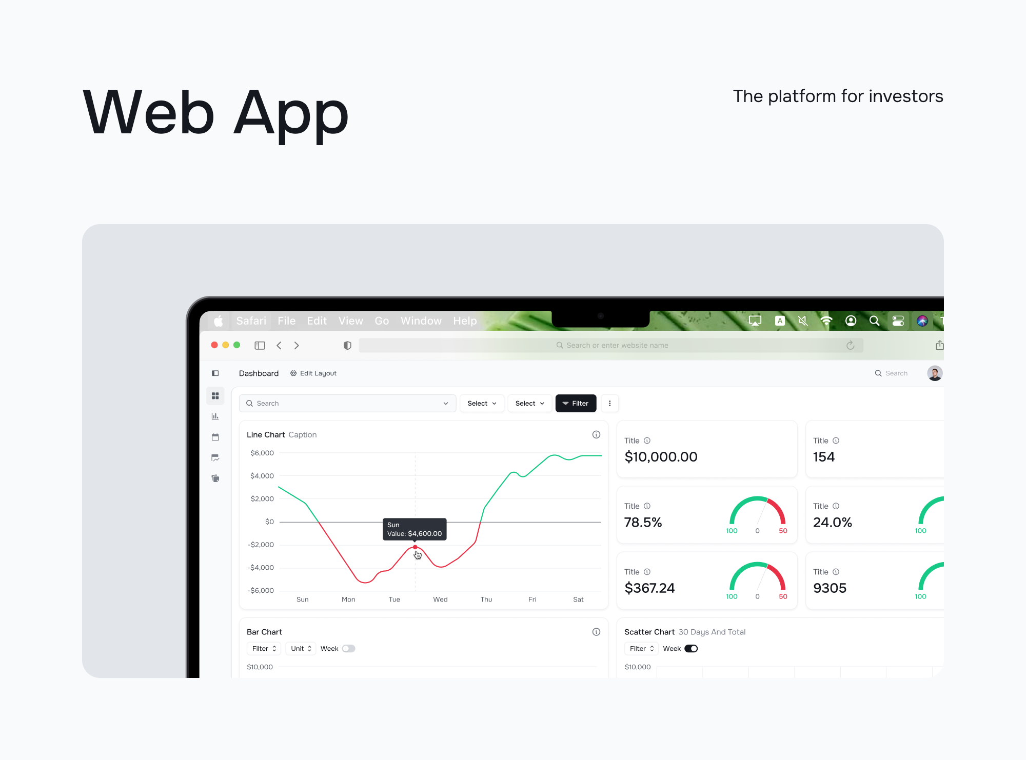 Financial Web Application Design — Изображение №1 — Интерфейсы на Dprofile