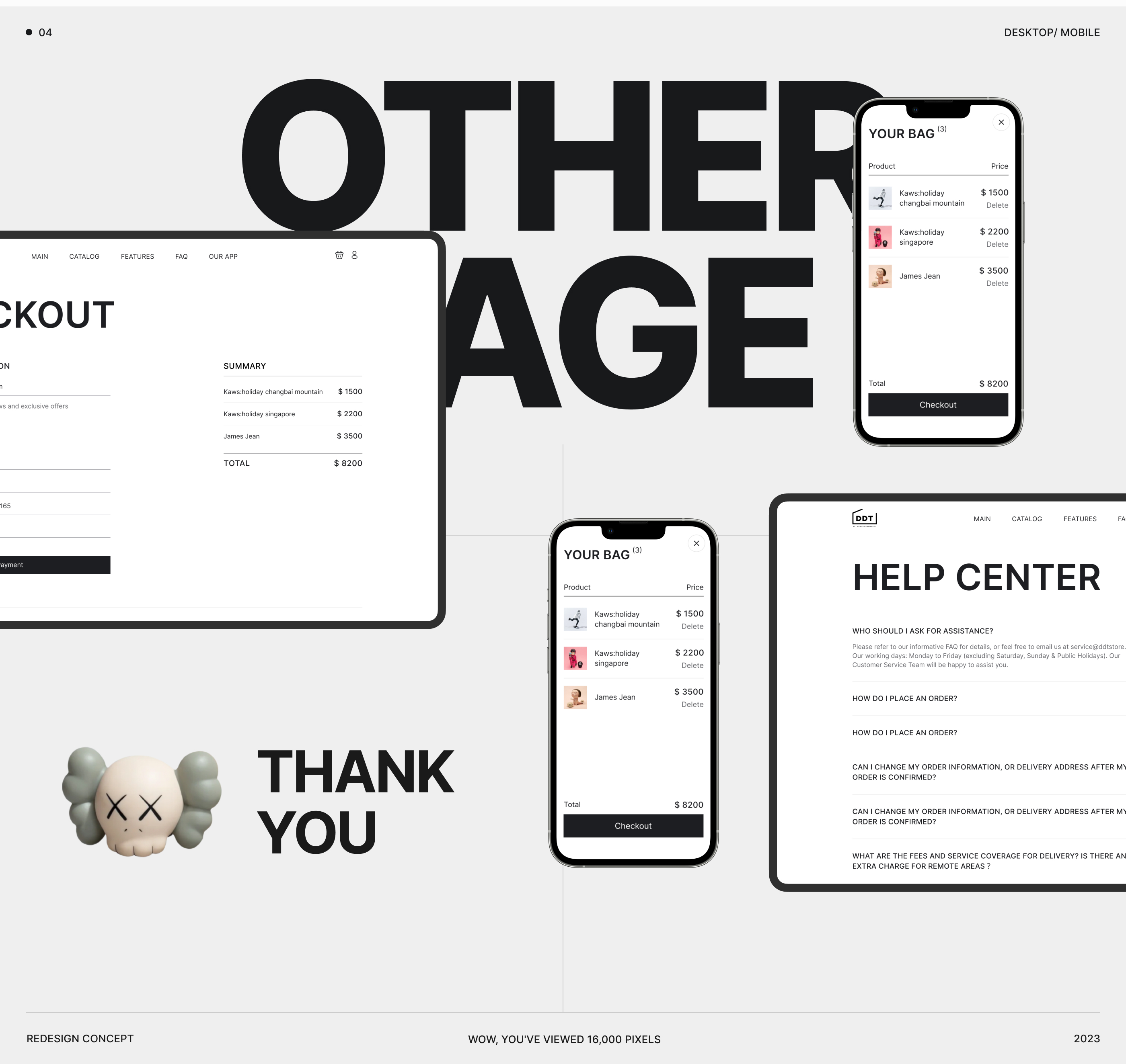 DDT STORE concept 2023 — Изображение №10 — Интерфейсы на Dprofile