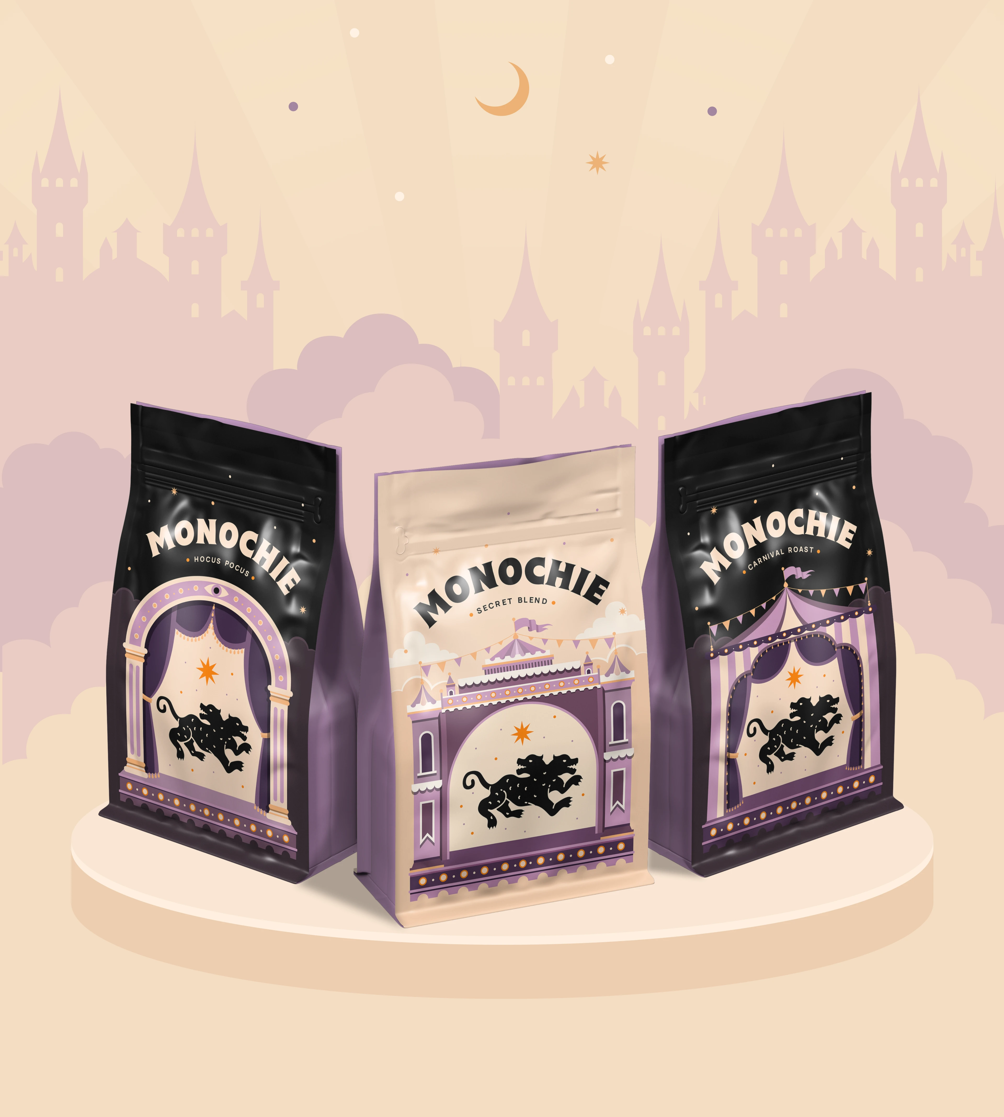 MONOCHIE | Coffee Brand Identity & Packaging — Изображение №17 — Брендинг, Иллюстрация на Dprofile