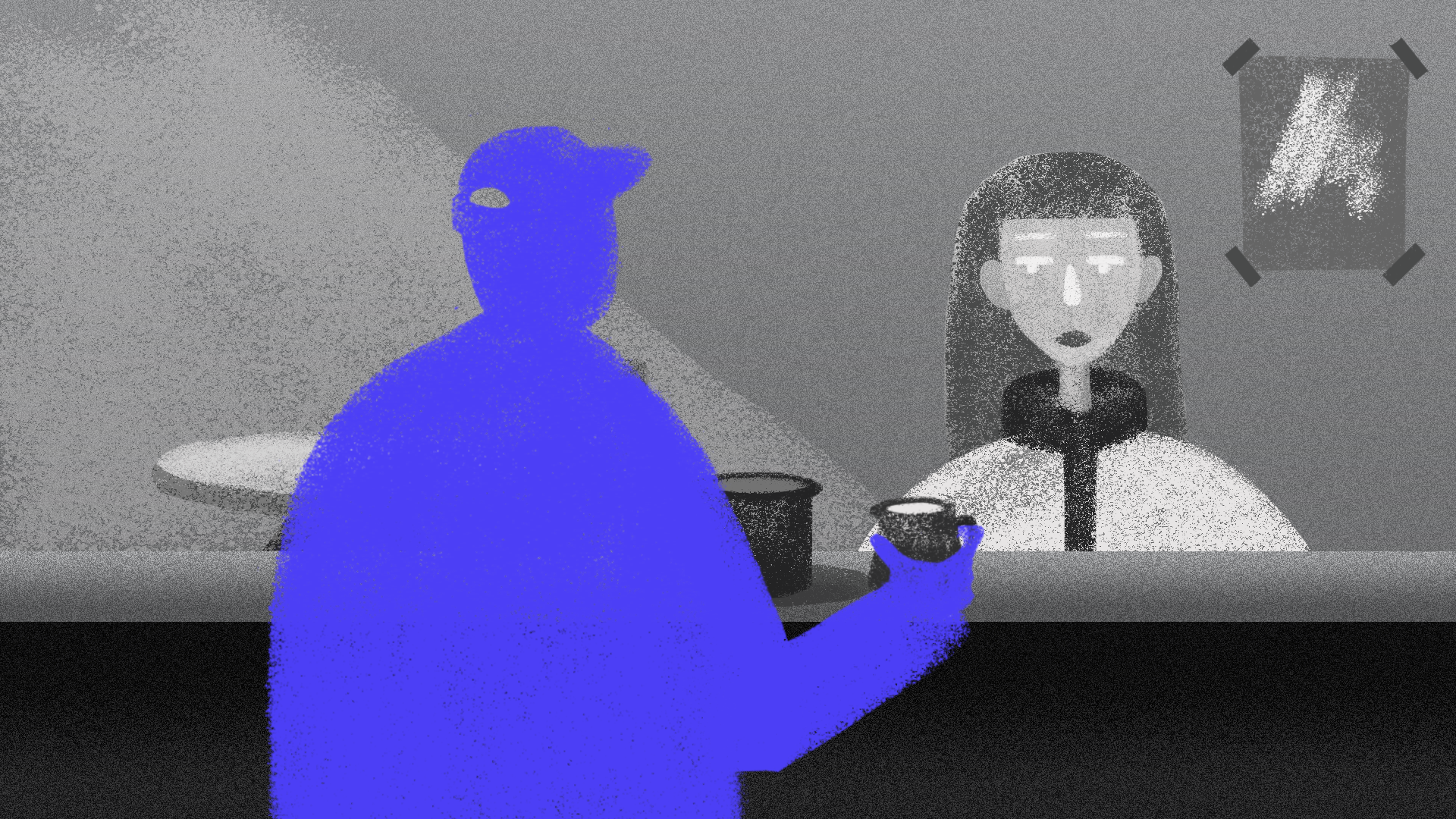 Синий. Сбои в матрице — Изображение №3 — Иллюстрация, Анимация на Dprofile