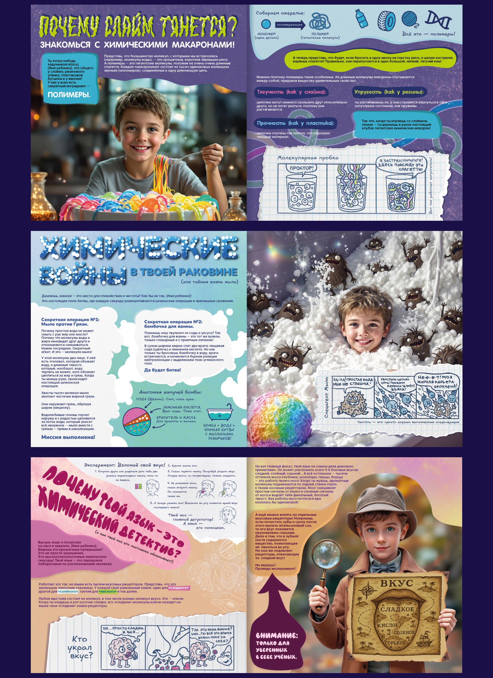 Детская книга "Тайны химии" — Изображение №7 — Иллюстрация, Графика на Dprofile