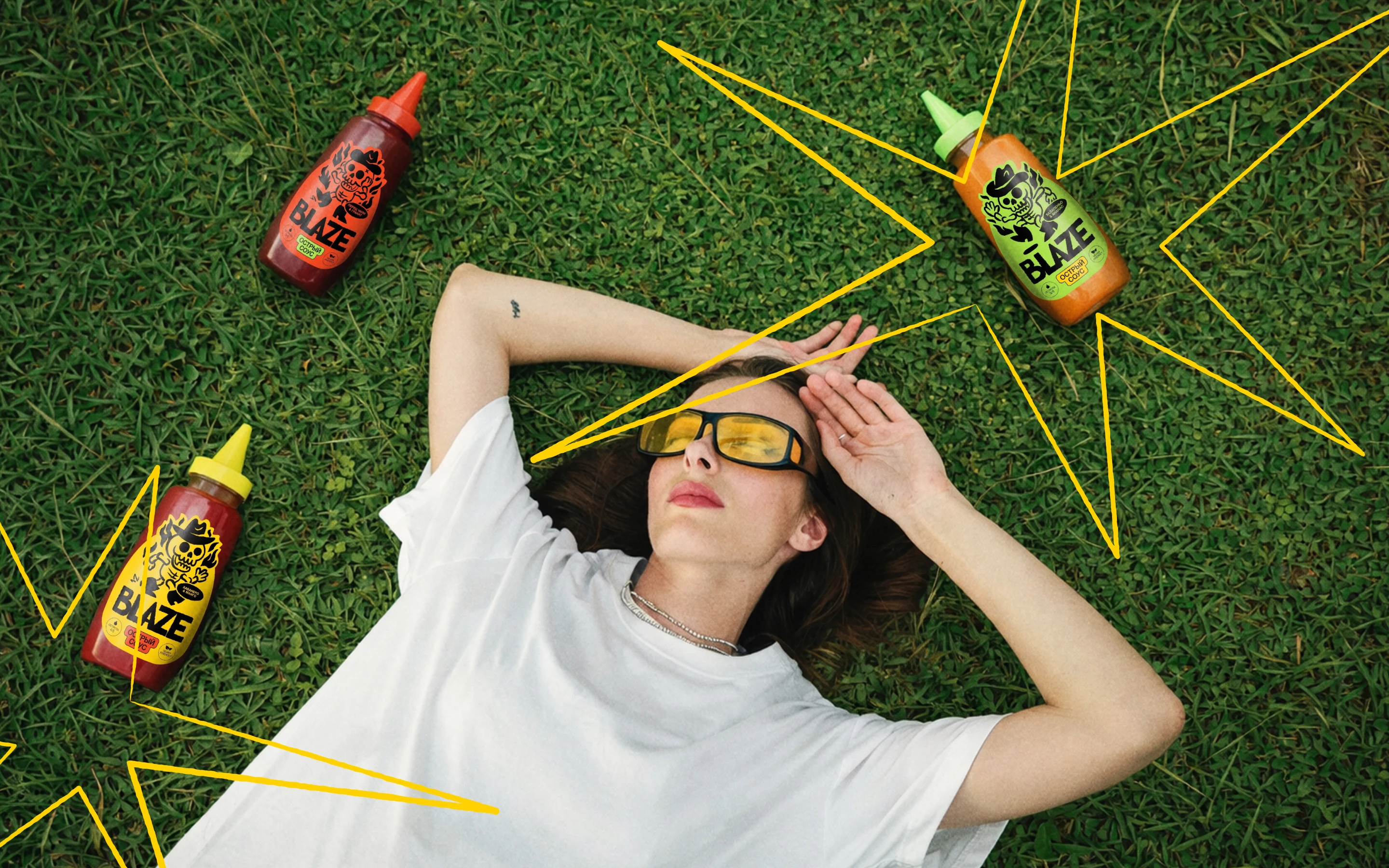 Соус Blaze| Branding & Web Design — Изображение №7 — Брендинг, Графика на Dprofile