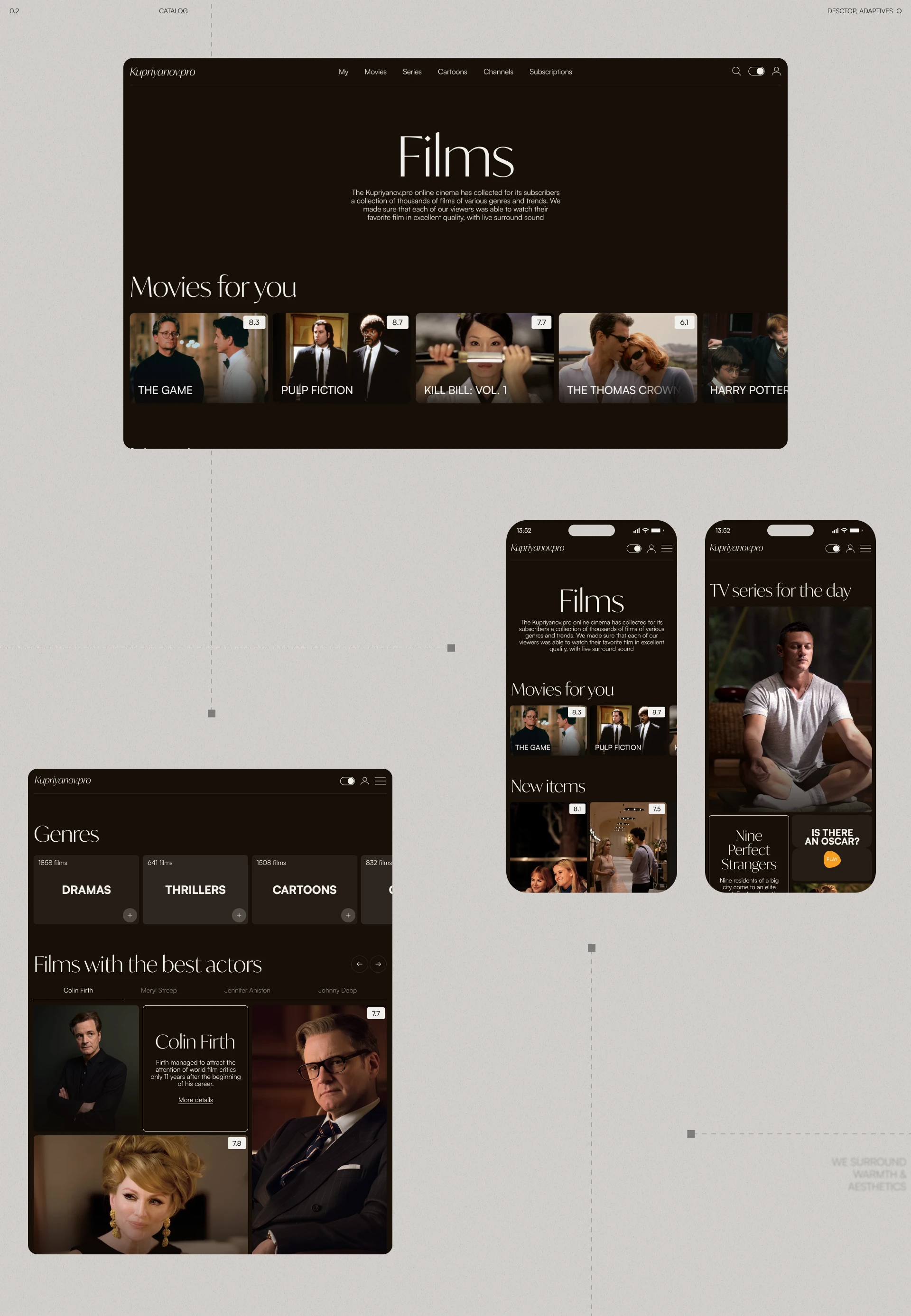 Kupriyanov.pro | Media Portal — Изображение №8 — Интерфейсы, Брендинг на Dprofile