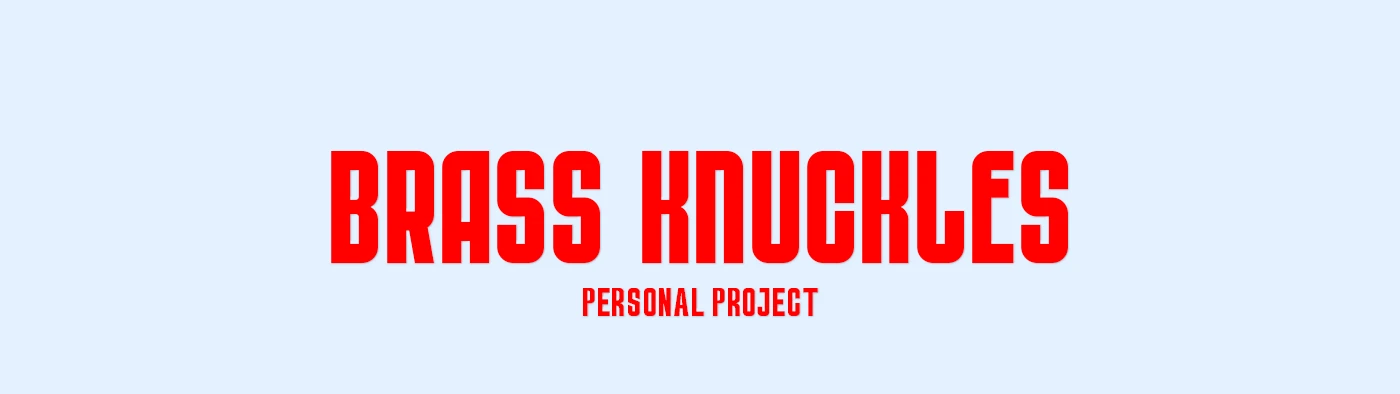 BRASS KNUCKLES — Изображение №1 — 3D на Dprofile