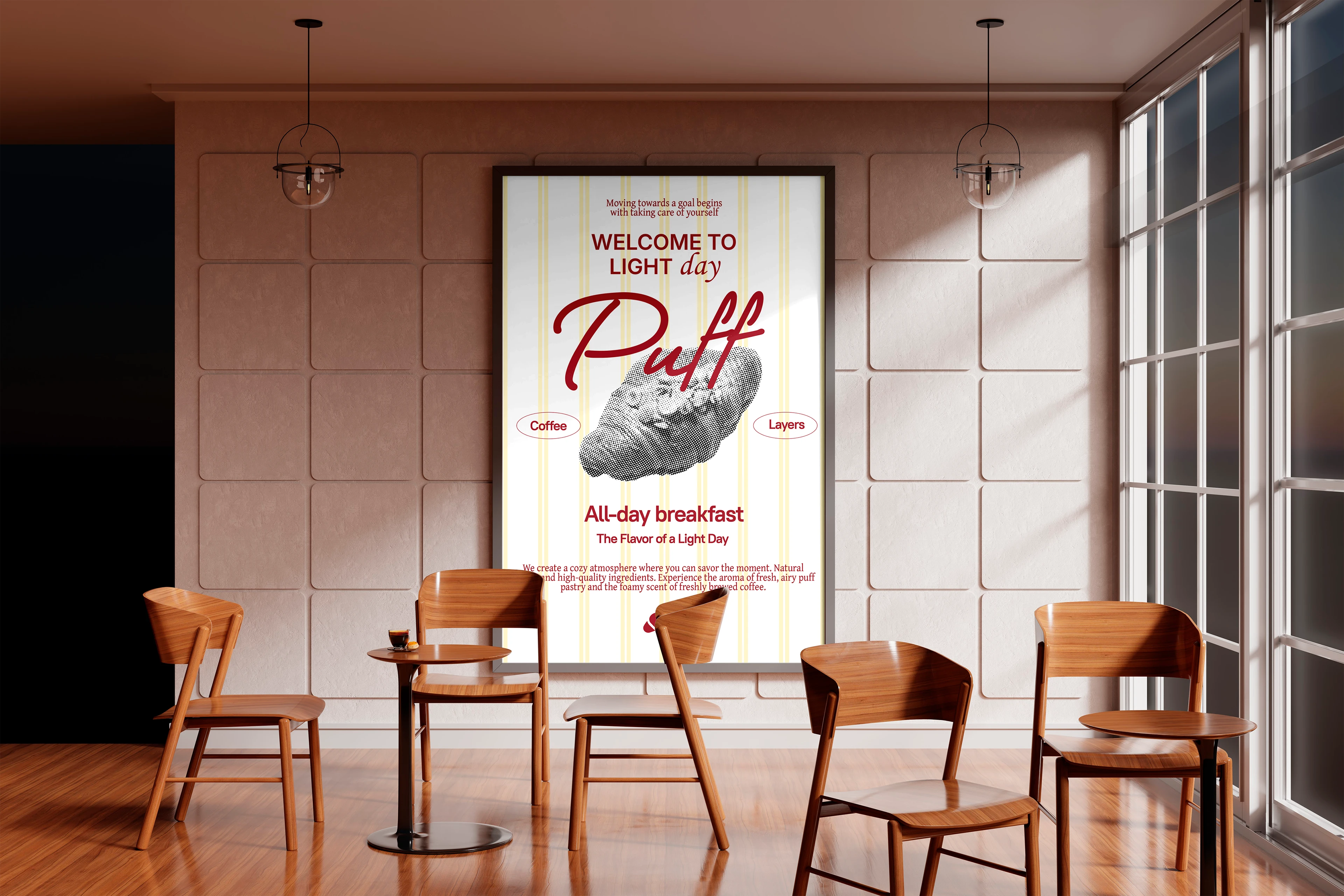 PUFF. Логотип | Фирменный стиль | Кофейня | Пекарня — Изображение №2 — Брендинг на Dprofile