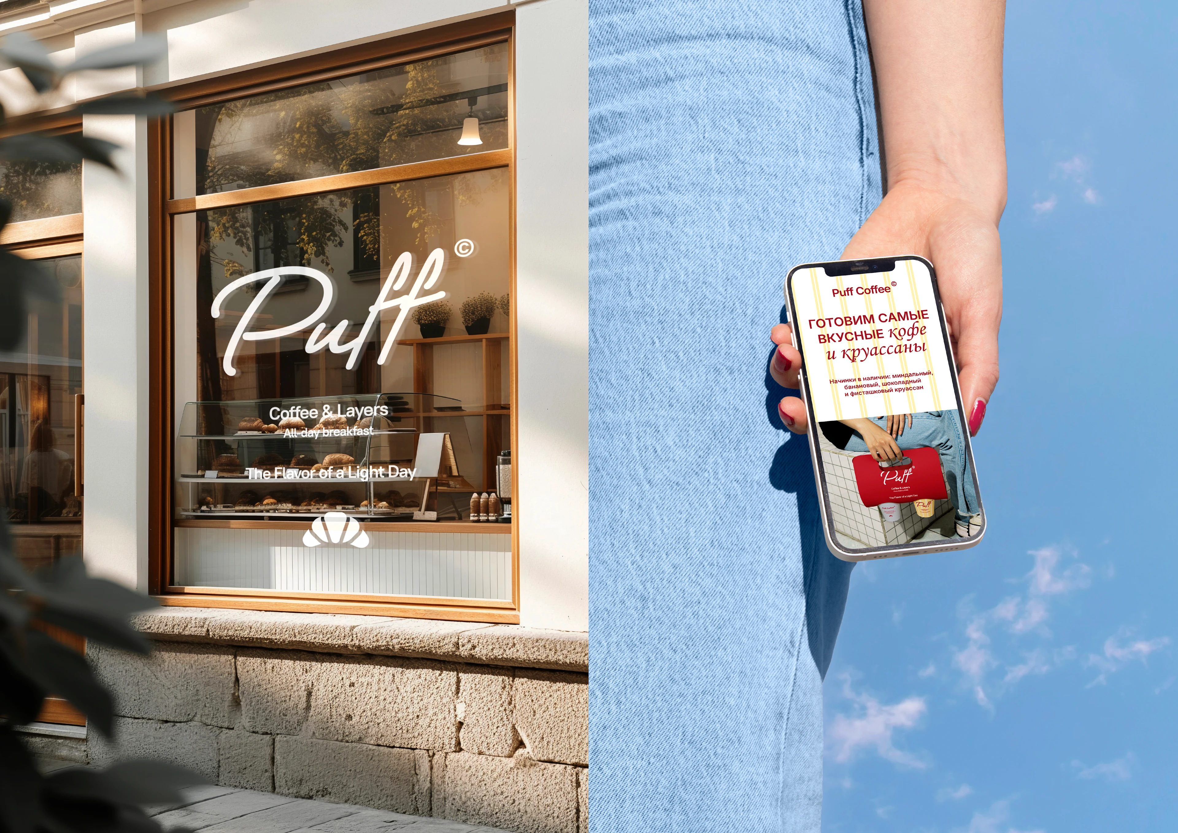 PUFF. Логотип | Фирменный стиль | Кофейня | Пекарня — Изображение №13 — Брендинг на Dprofile