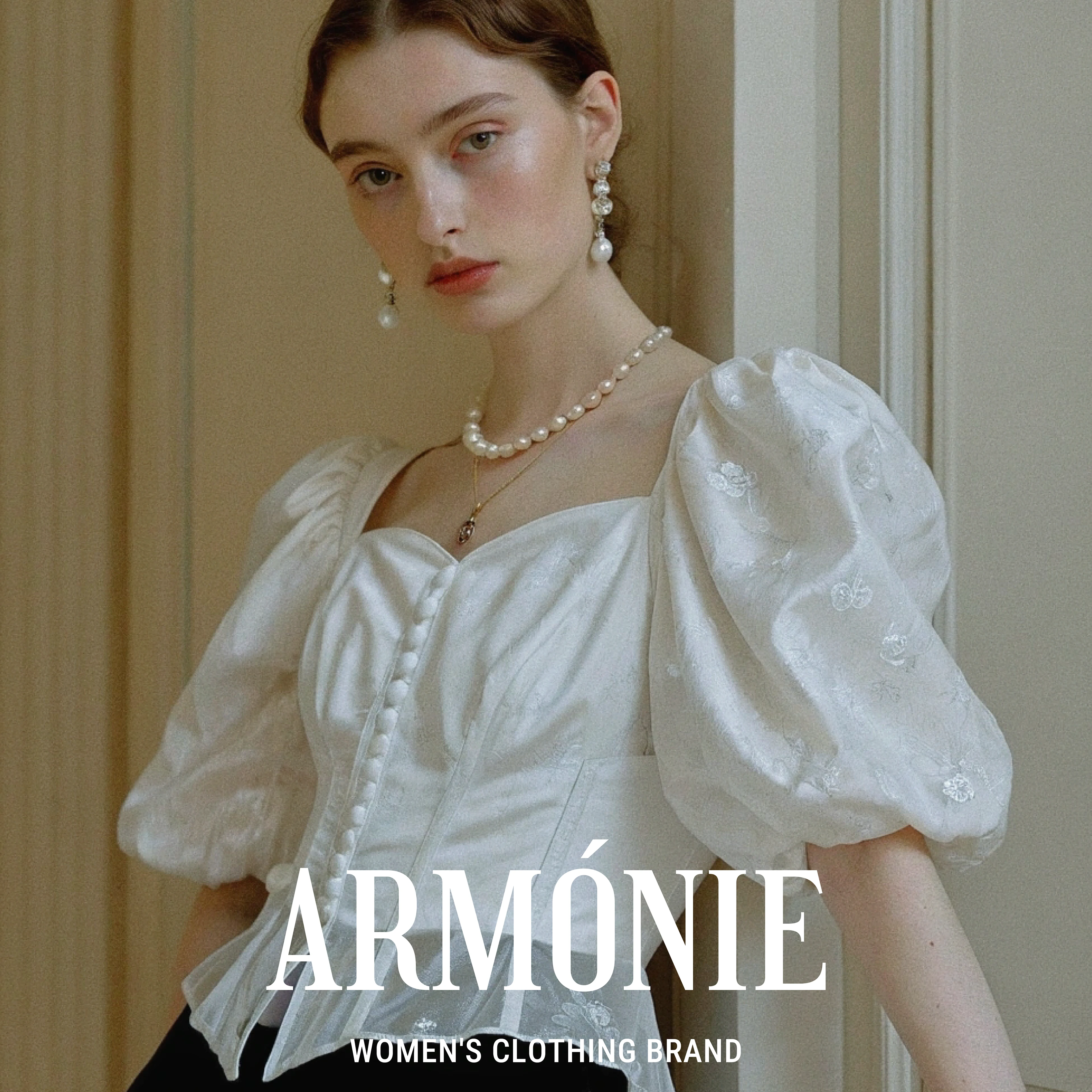 Armо́nie | Айдентика для бренда винтажной женской одежды — Изображение №1 — Брендинг на Dprofile