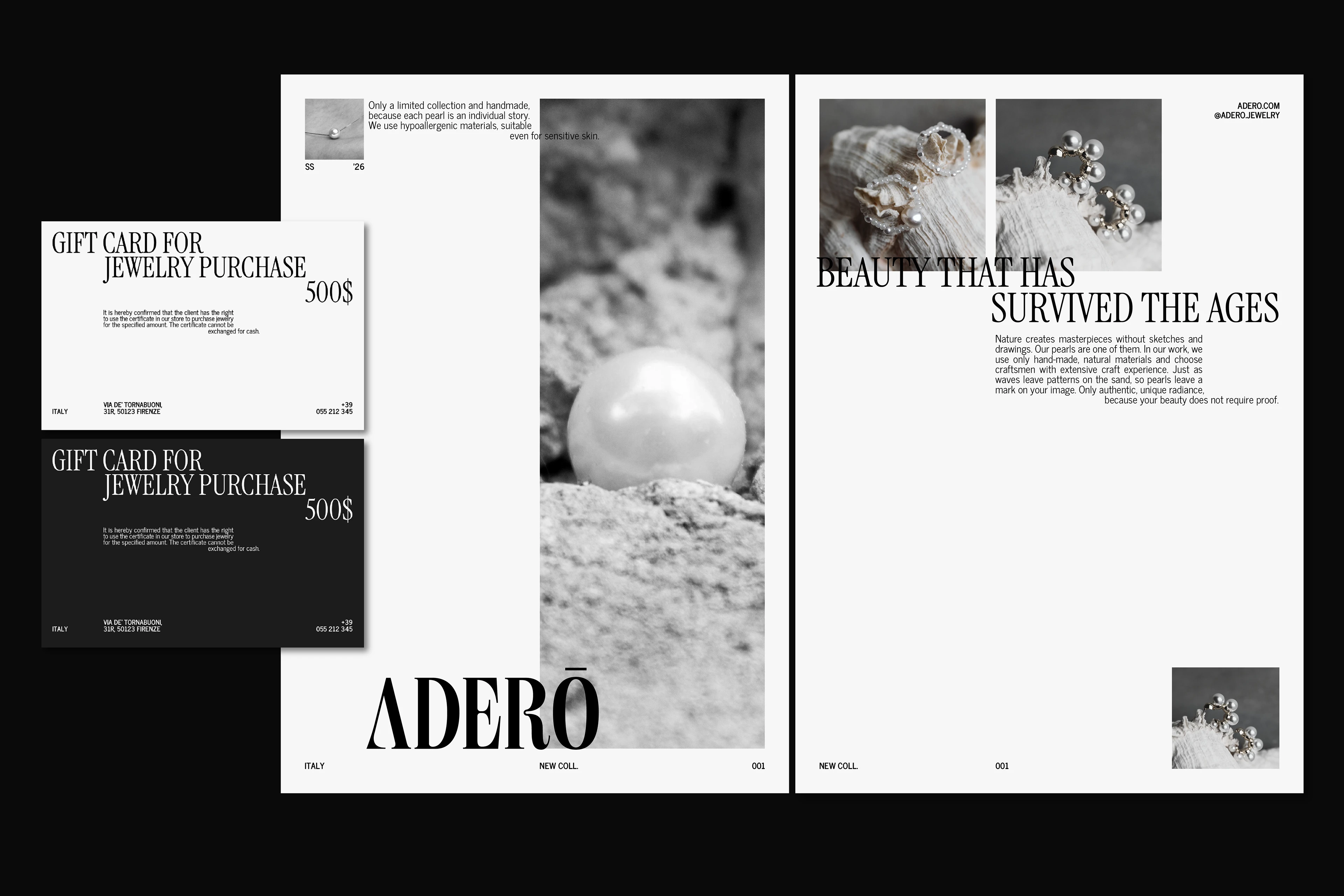 ADERO | Айдентика для бренда украшений — Изображение №12 — Брендинг на Dprofile