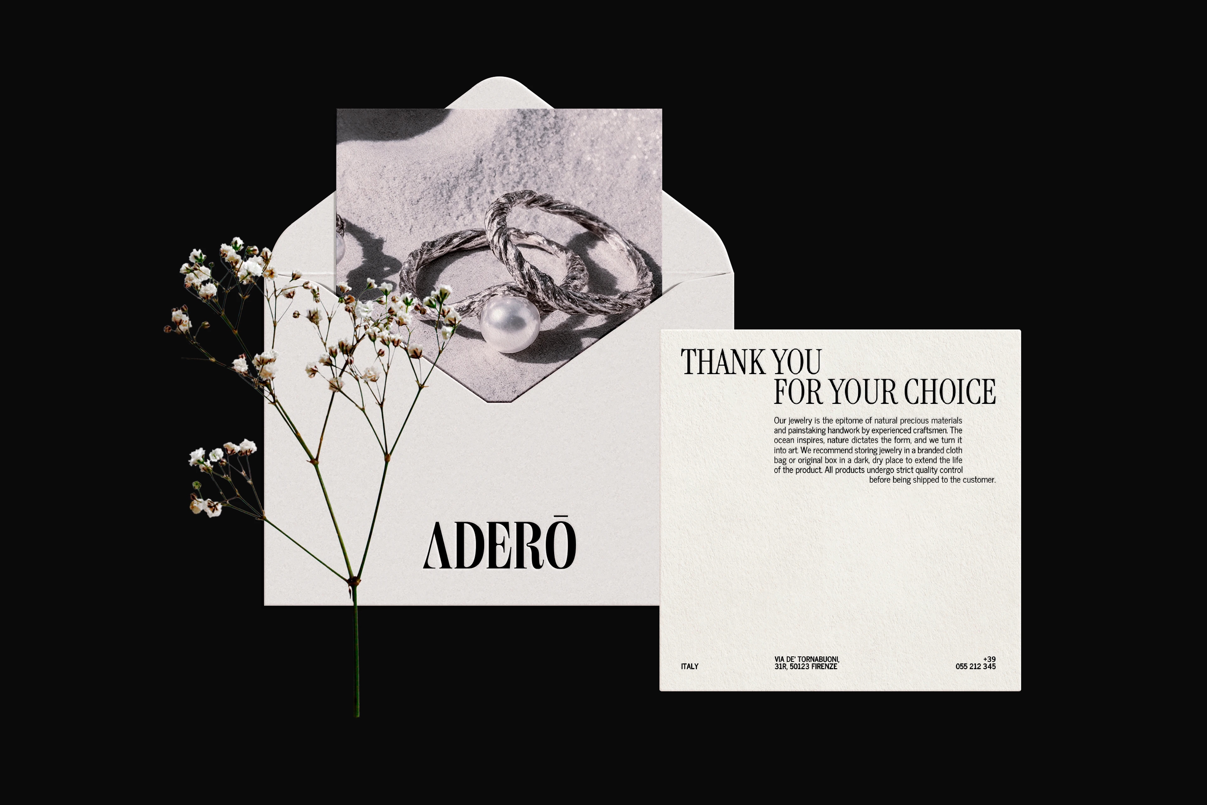 ADERO | Айдентика для бренда украшений — Изображение №6 — Брендинг на Dprofile