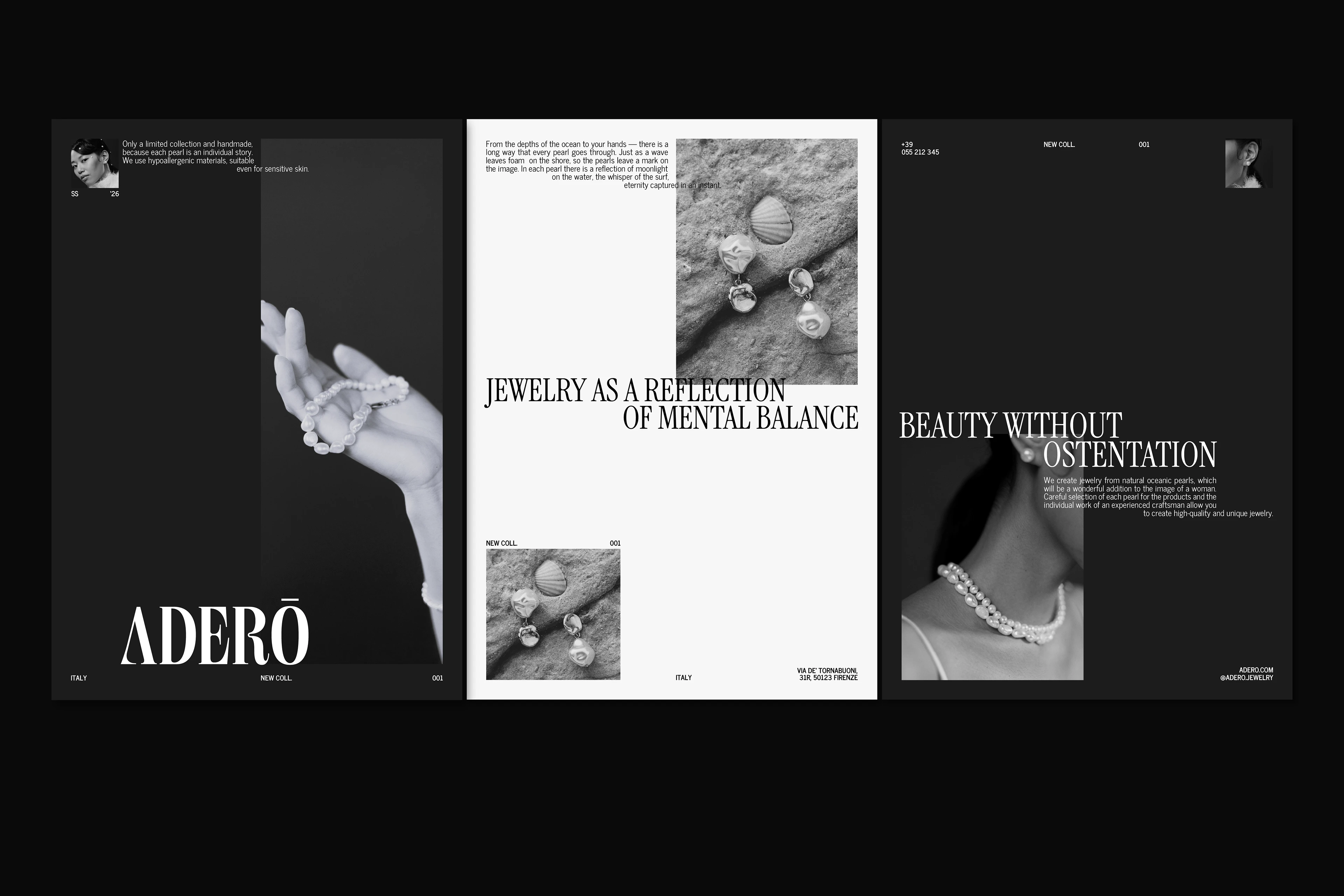 ADERO | Айдентика для бренда украшений — Изображение №9 — Брендинг на Dprofile