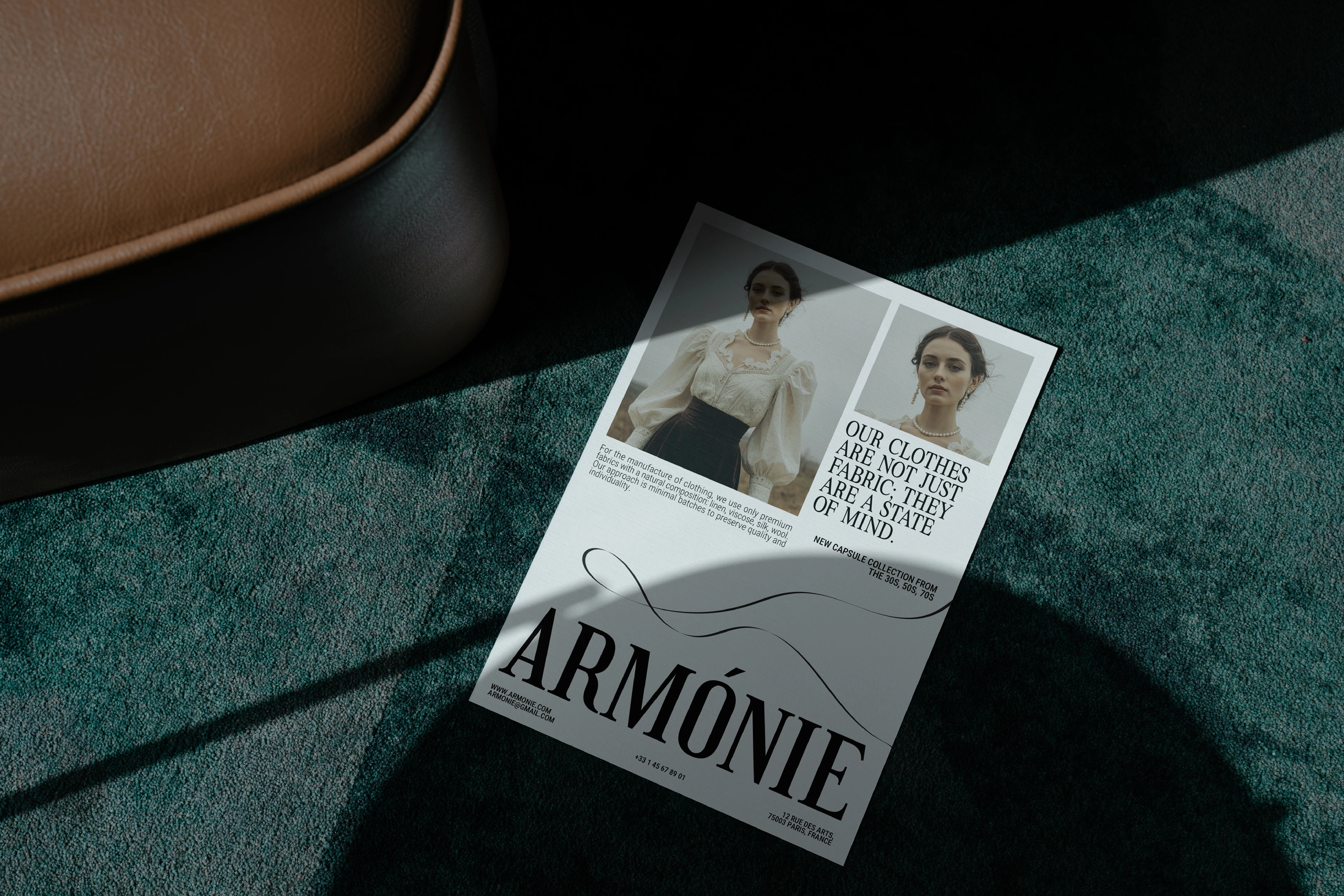 Armо́nie | Айдентика для бренда винтажной женской одежды — Изображение №5 — Брендинг на Dprofile