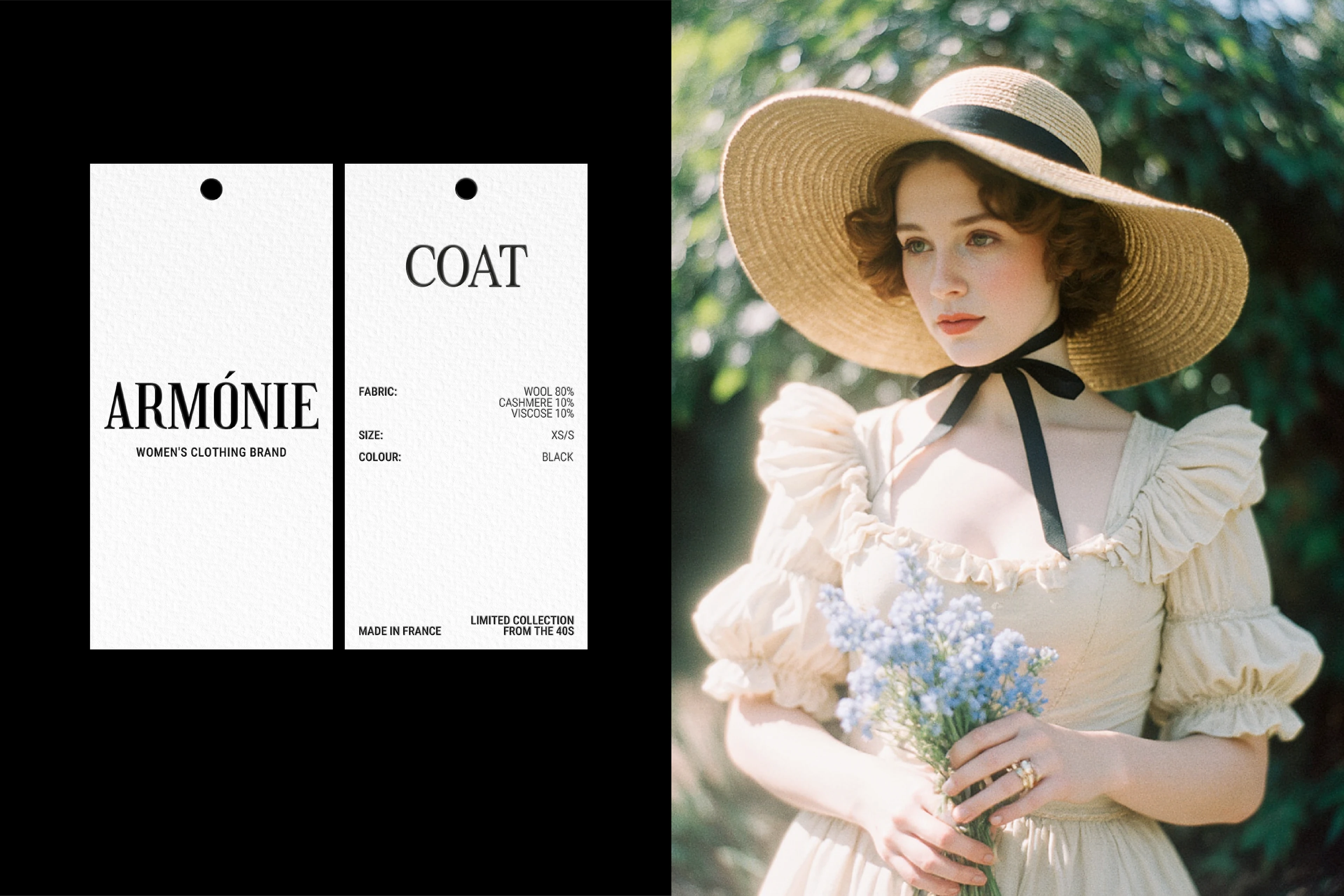 Armо́nie | Айдентика для бренда винтажной женской одежды — Изображение №6 — Брендинг на Dprofile