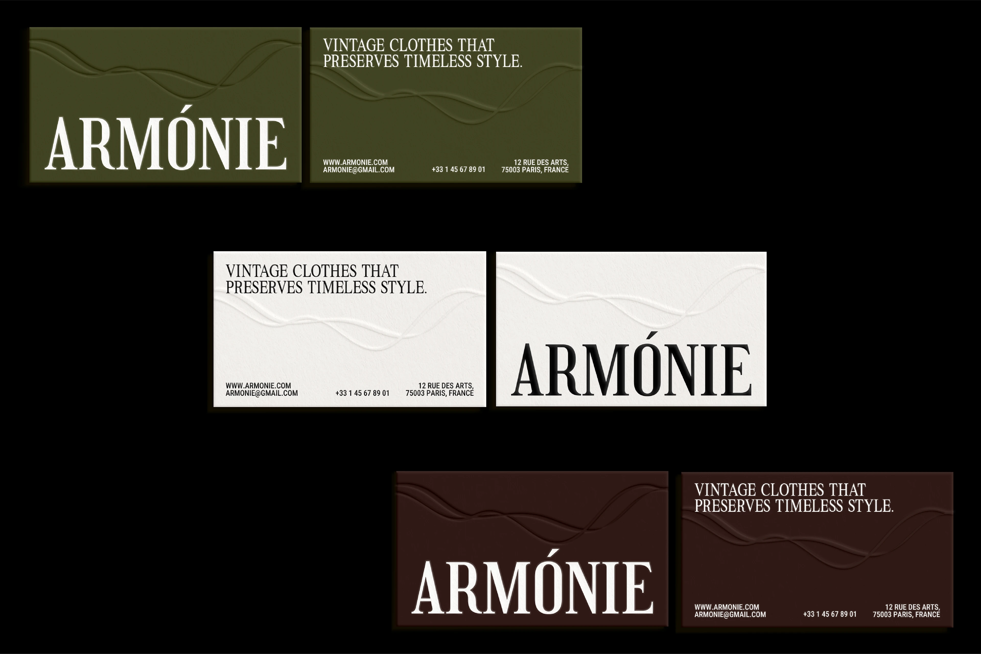 Armо́nie | Айдентика для бренда винтажной женской одежды — Изображение №3 — Брендинг на Dprofile