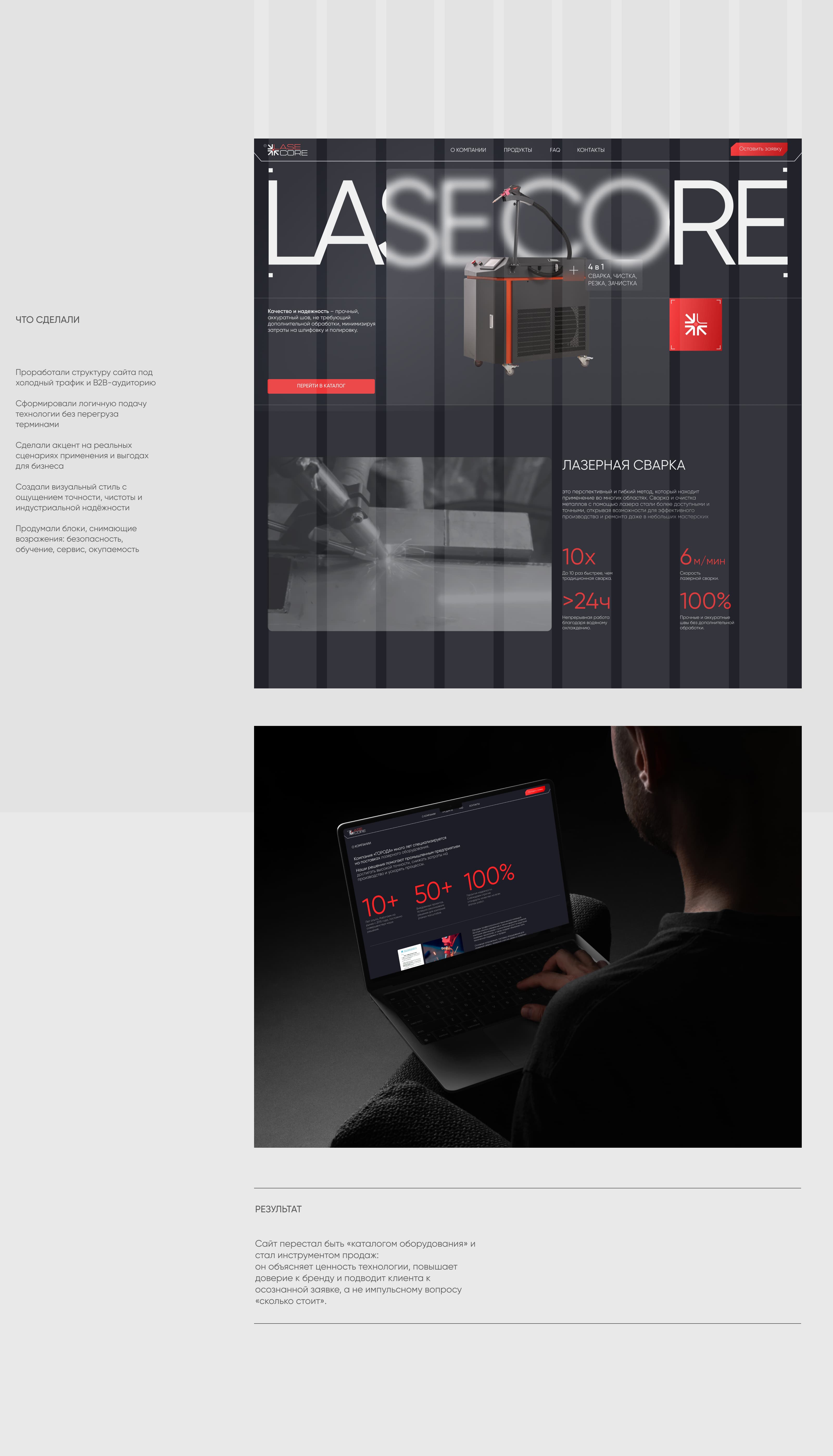 LASECORE — Изображение №3 — Интерфейсы, Брендинг на Dprofile
