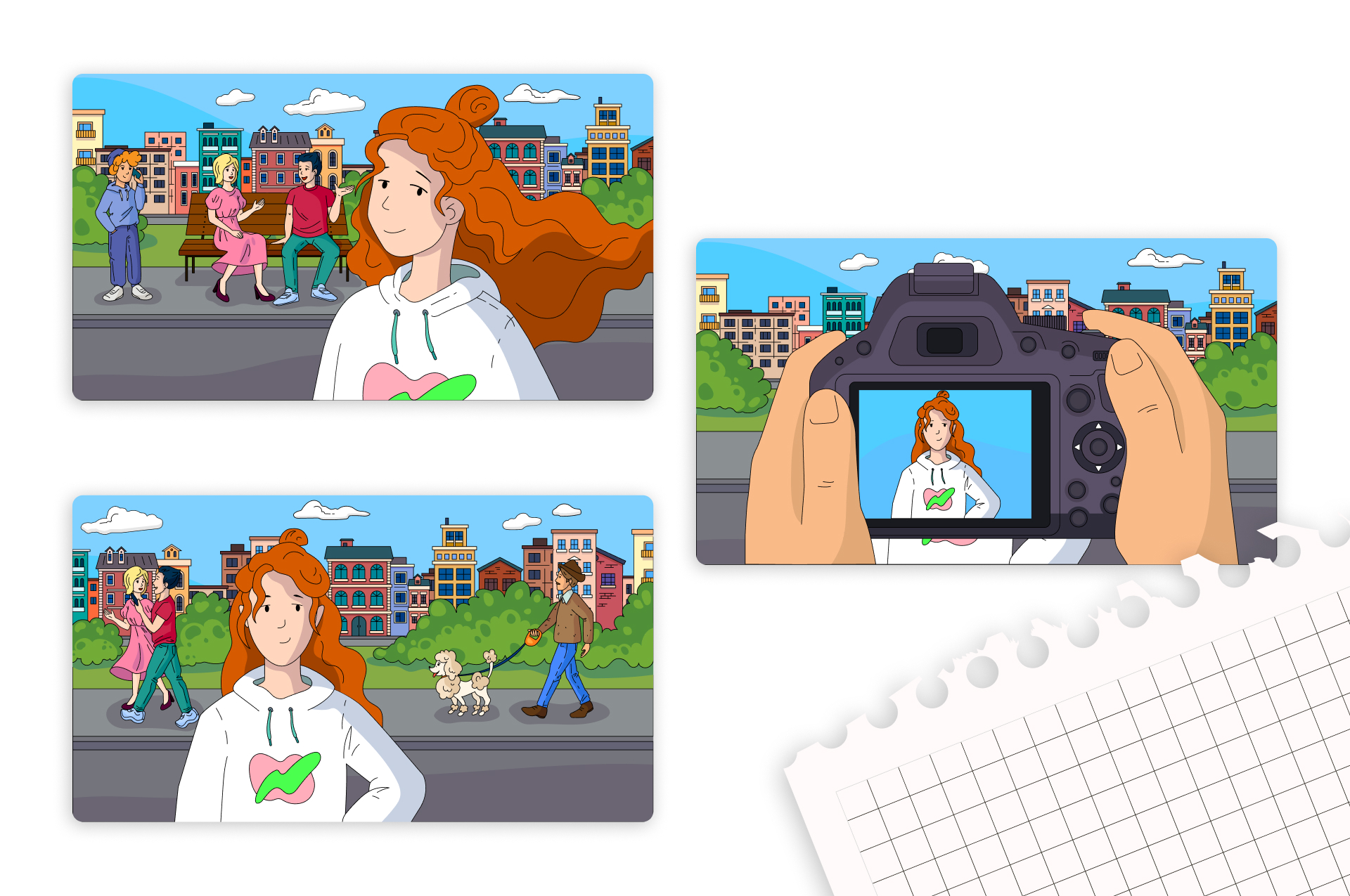 СБЕР Бизнес. Иллюстрации для видеоролика ко дню самозанятых — Изображение №6 — Иллюстрация на Dprofile