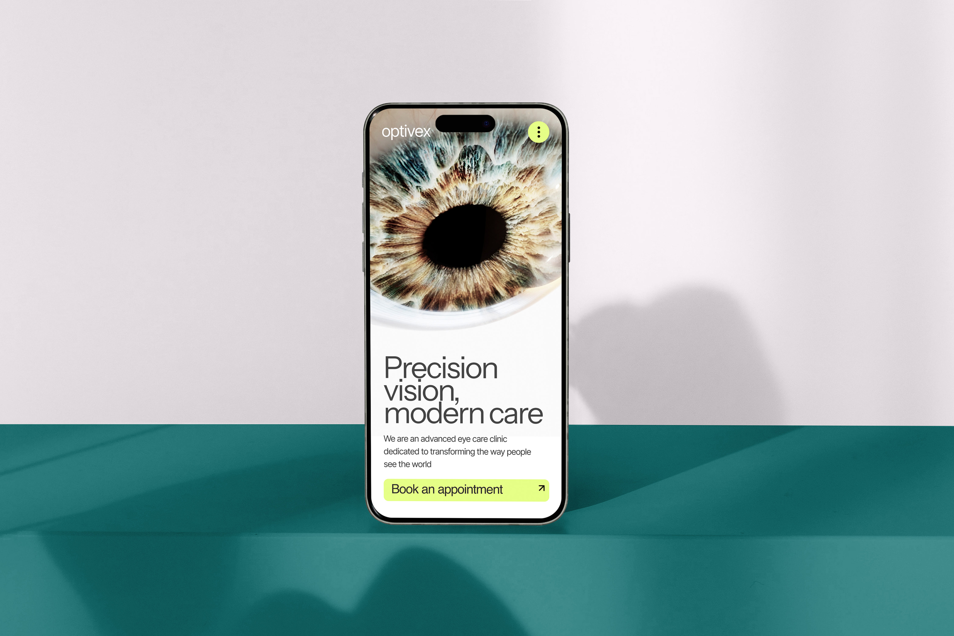 Optivex - Прогрессивная офтальмологическая клиника — Изображение №3 — Интерфейсы, Анимация на Dprofile