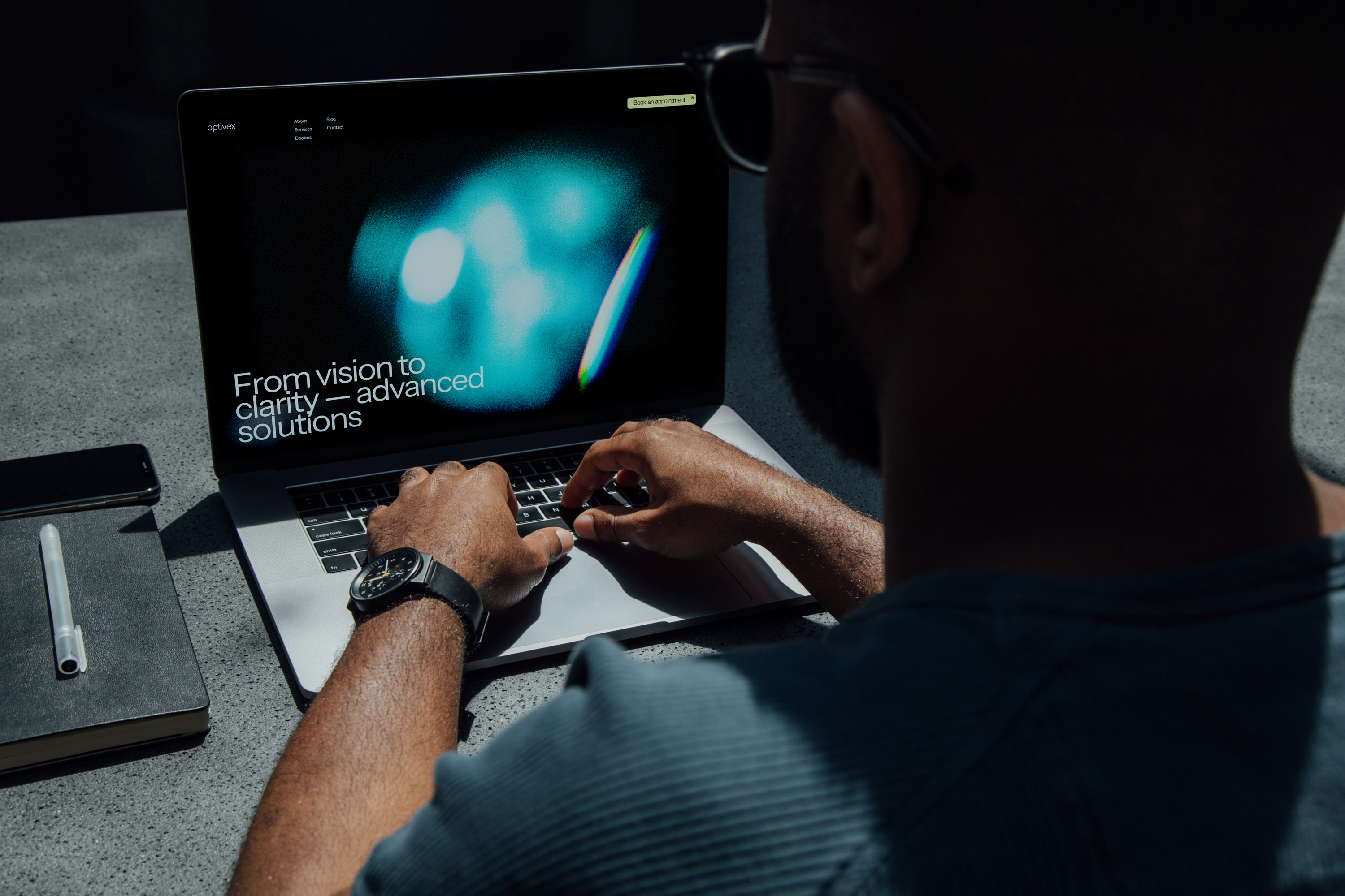 Optivex - Прогрессивная офтальмологическая клиника — Изображение №8 — Интерфейсы, Анимация на Dprofile