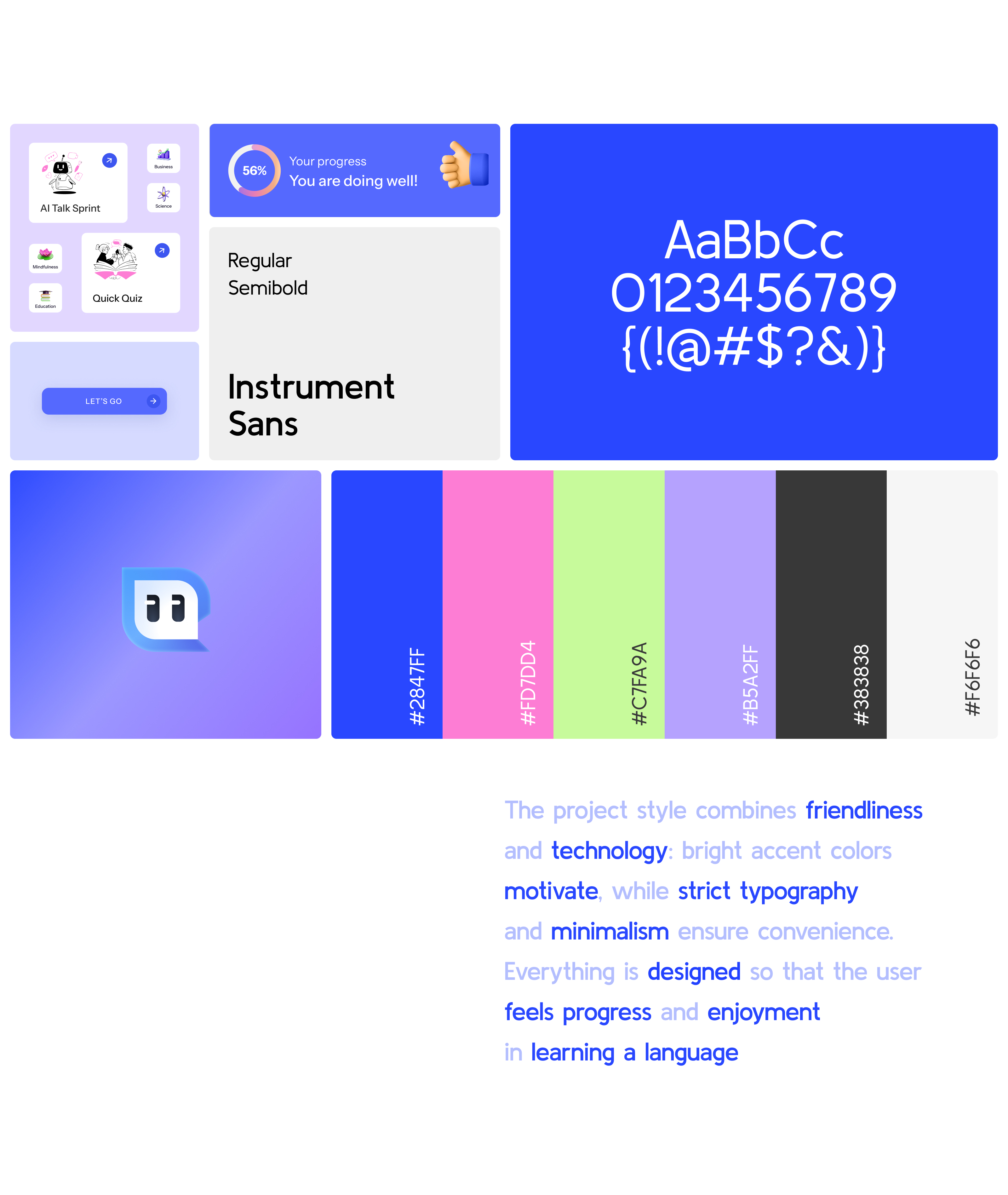 Lexio - приложение для изучения иностранных языков с Ai помощником — Изображение №9 — Интерфейсы на Dprofile