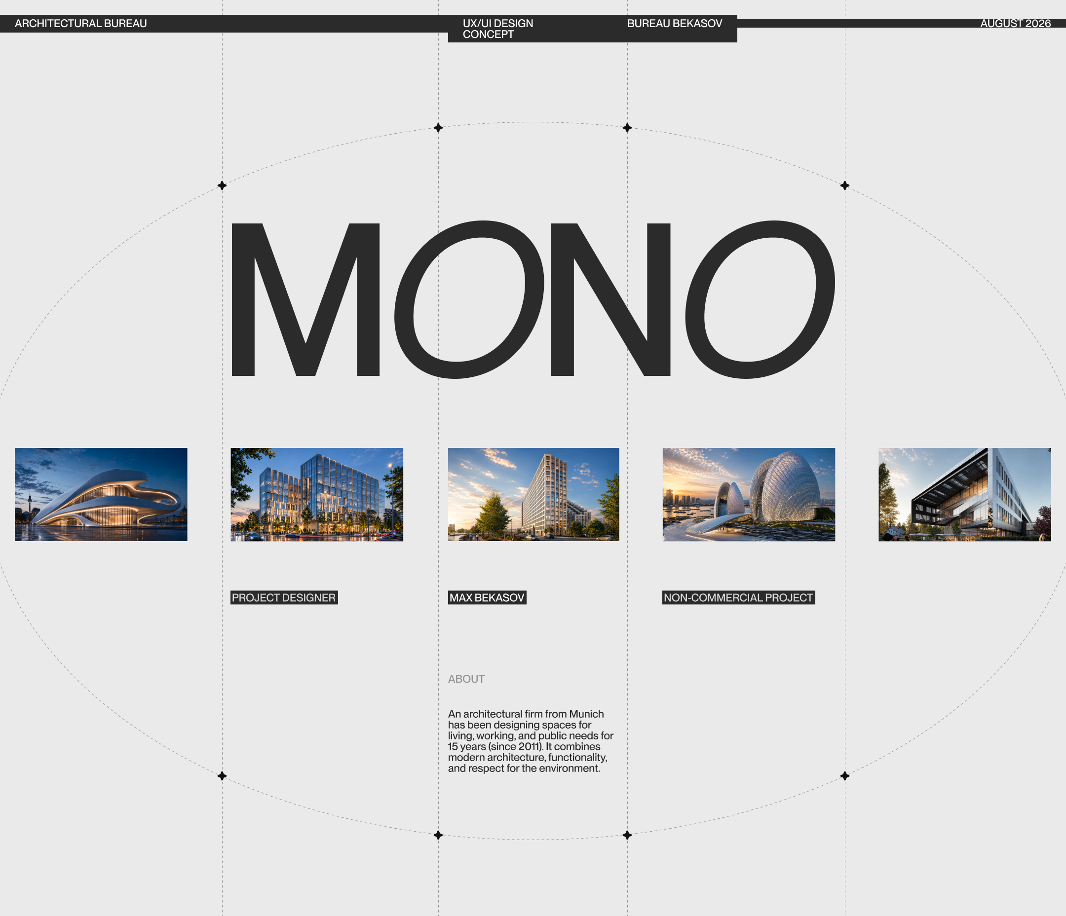 MONO - Архитектурное Бюро — Изображение №1 — Интерфейсы на Dprofile