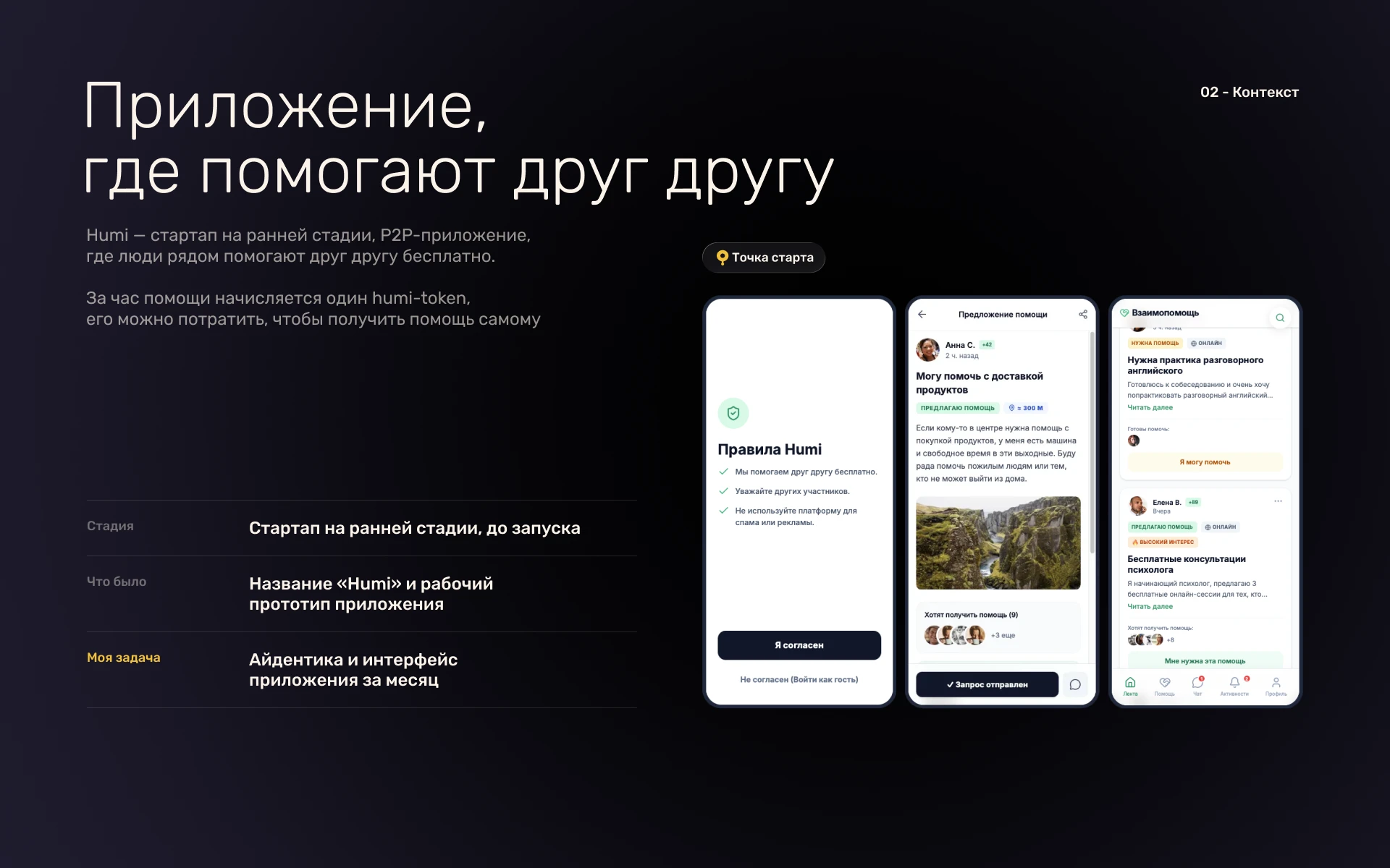 Humiapp — Изображение №1 — Интерфейсы, Брендинг на Dprofile