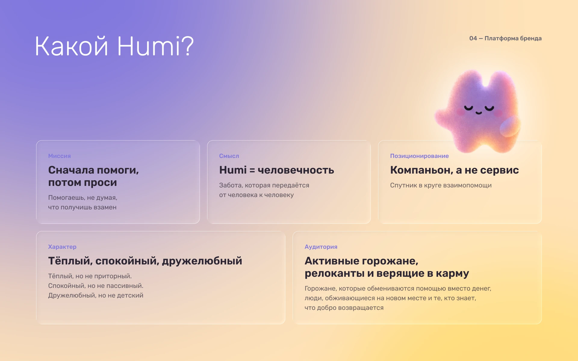 Humiapp — Изображение №3 — Интерфейсы, Брендинг на Dprofile