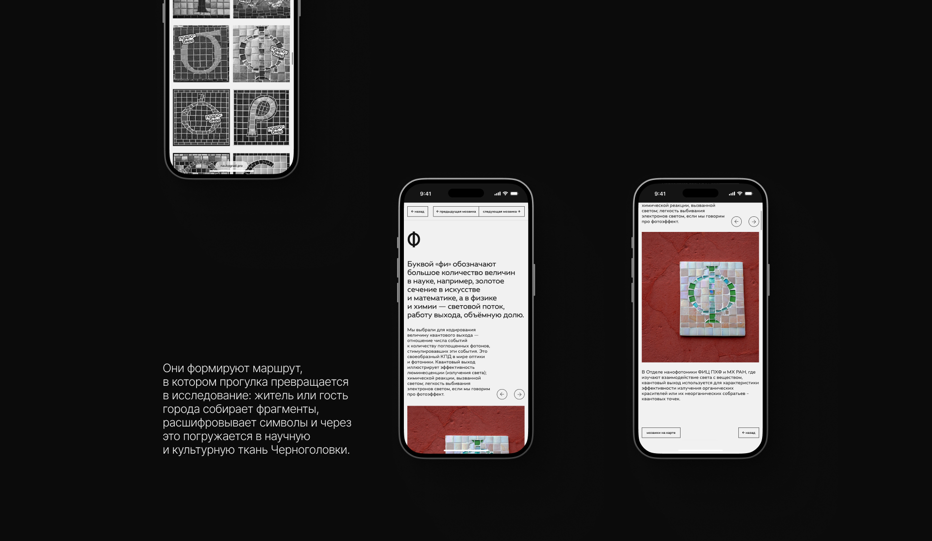 Мозаики Черноголовки — Изображение №10 — Интерфейсы, Брендинг на Dprofile