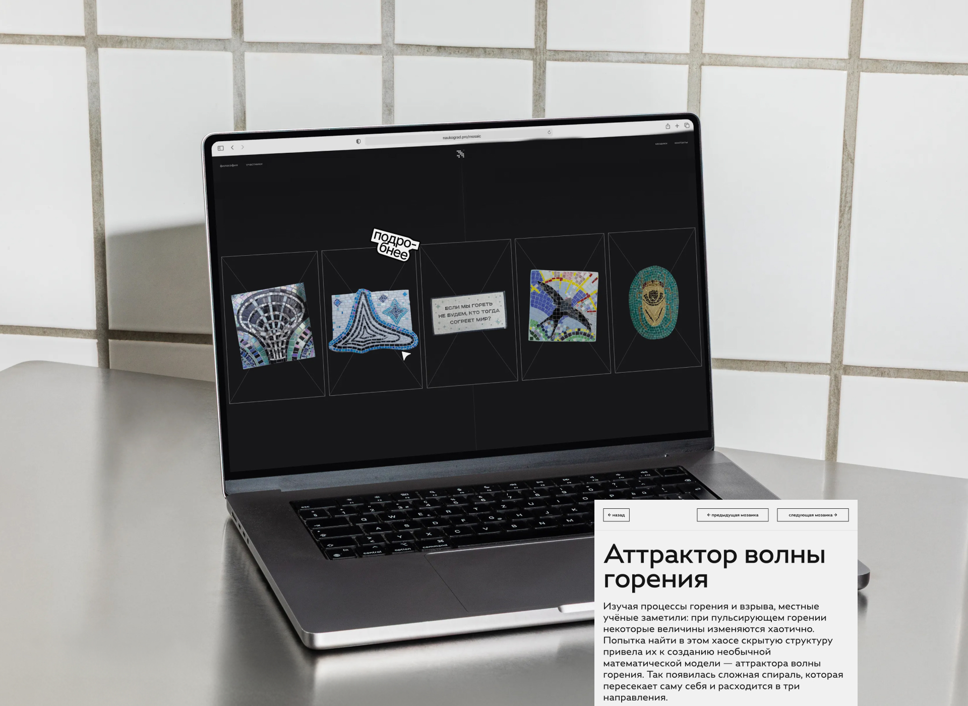 Мозаики Черноголовки — Изображение №16 — Интерфейсы, Брендинг на Dprofile