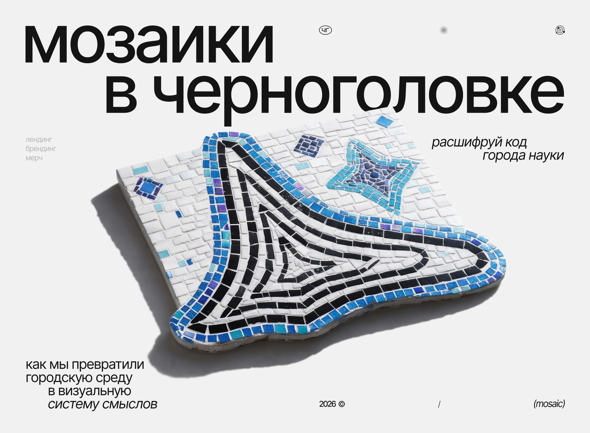 Мозаики Черноголовки — Изображение №1 — Интерфейсы, Брендинг на Dprofile