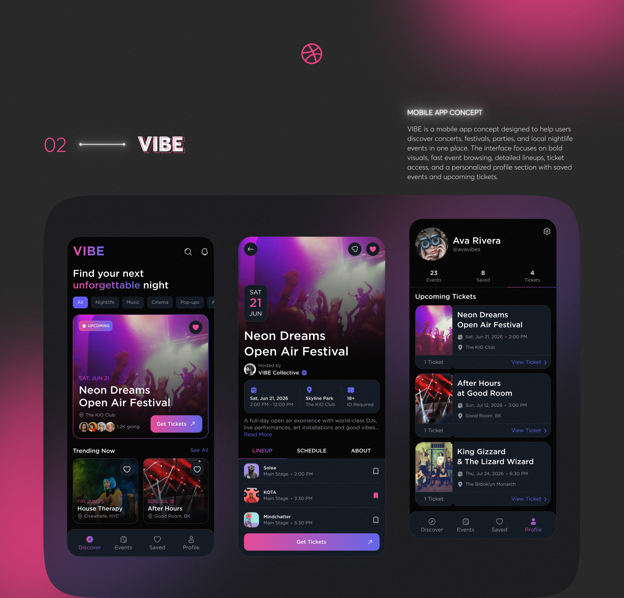 DRIBBBLE SHOTS COLLECTION • 2023–2026 — Изображение №3 — Интерфейсы на Dprofile