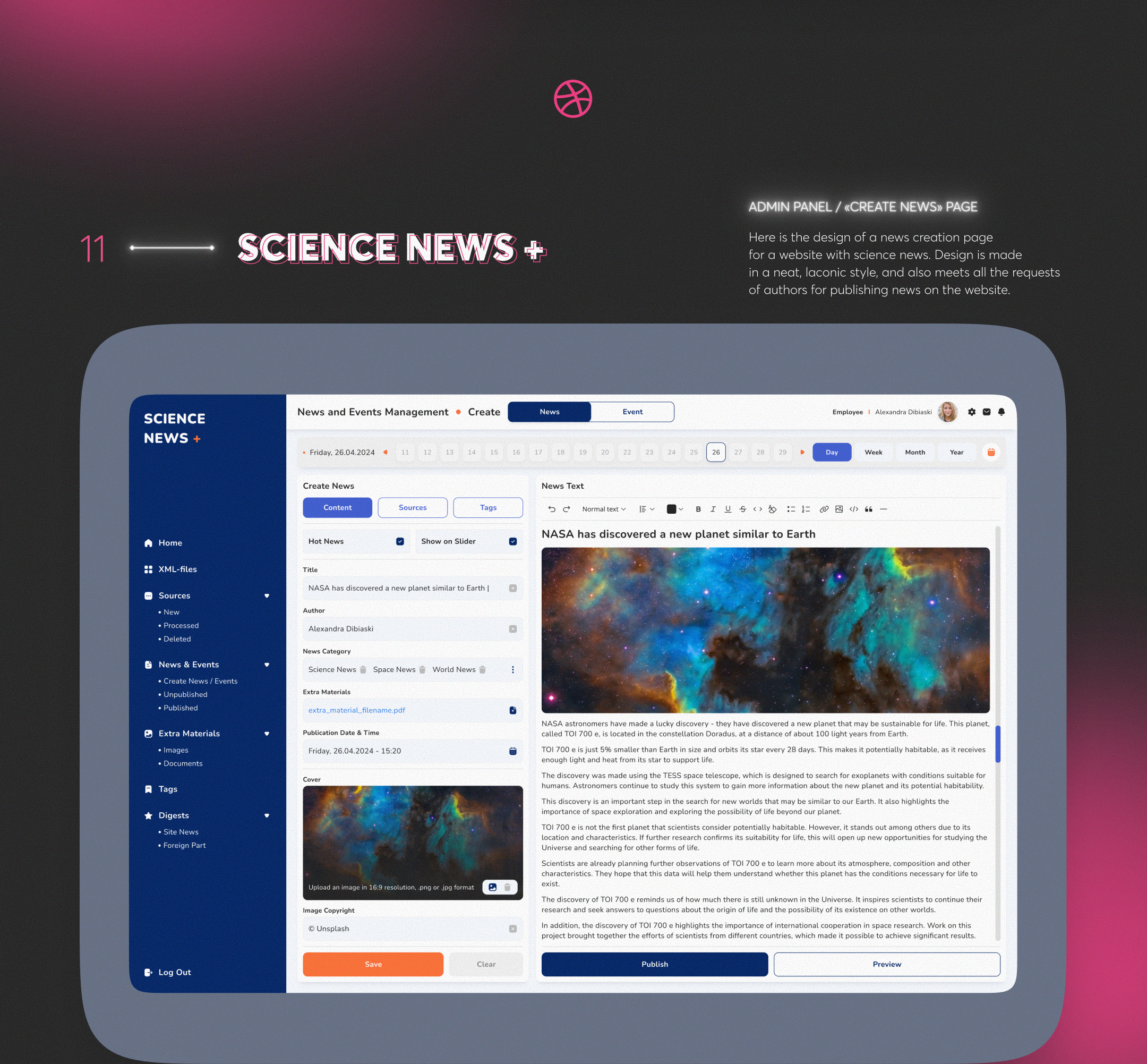DRIBBBLE SHOTS COLLECTION • 2023–2026 — Изображение №12 — Интерфейсы на Dprofile