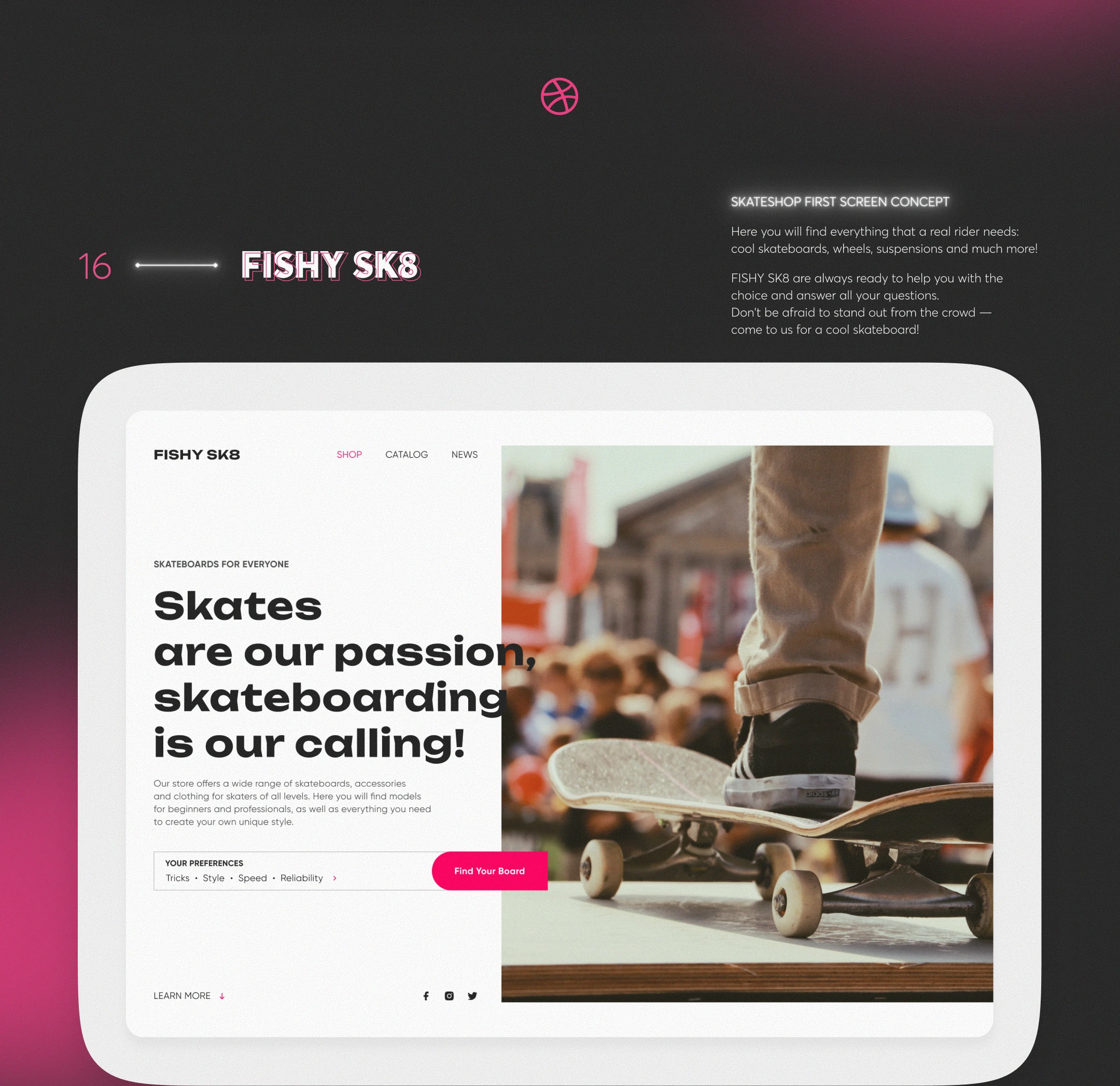 DRIBBBLE SHOTS COLLECTION • 2023–2025 — Изображение №17 — Интерфейсы на Dprofile