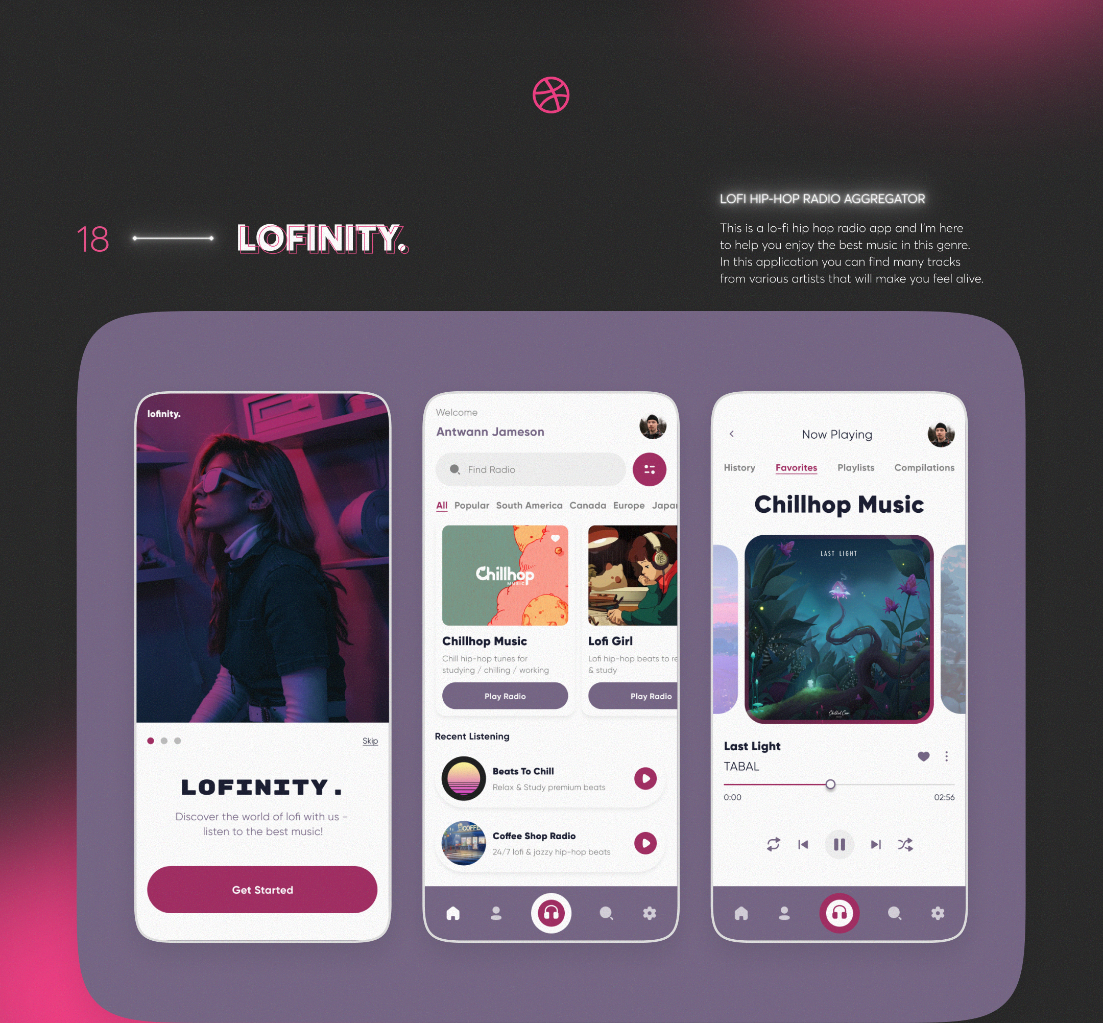DRIBBBLE SHOTS COLLECTION • 2023–2026 — Изображение №19 — Интерфейсы на Dprofile