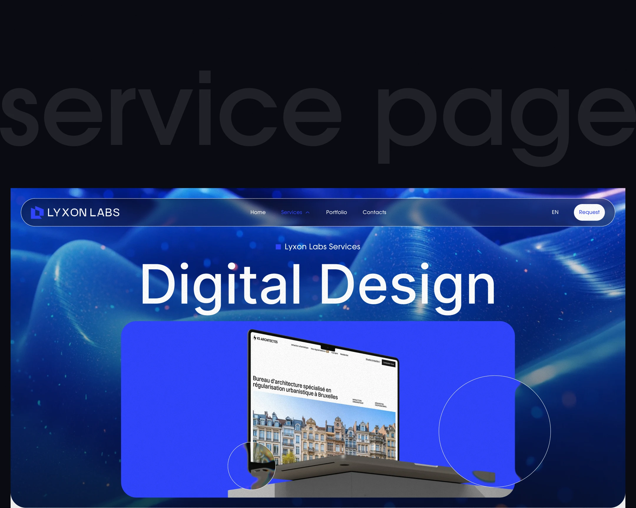 LYXON LABS • Digital Studio Website Concept — Изображение №13 — Интерфейсы на Dprofile