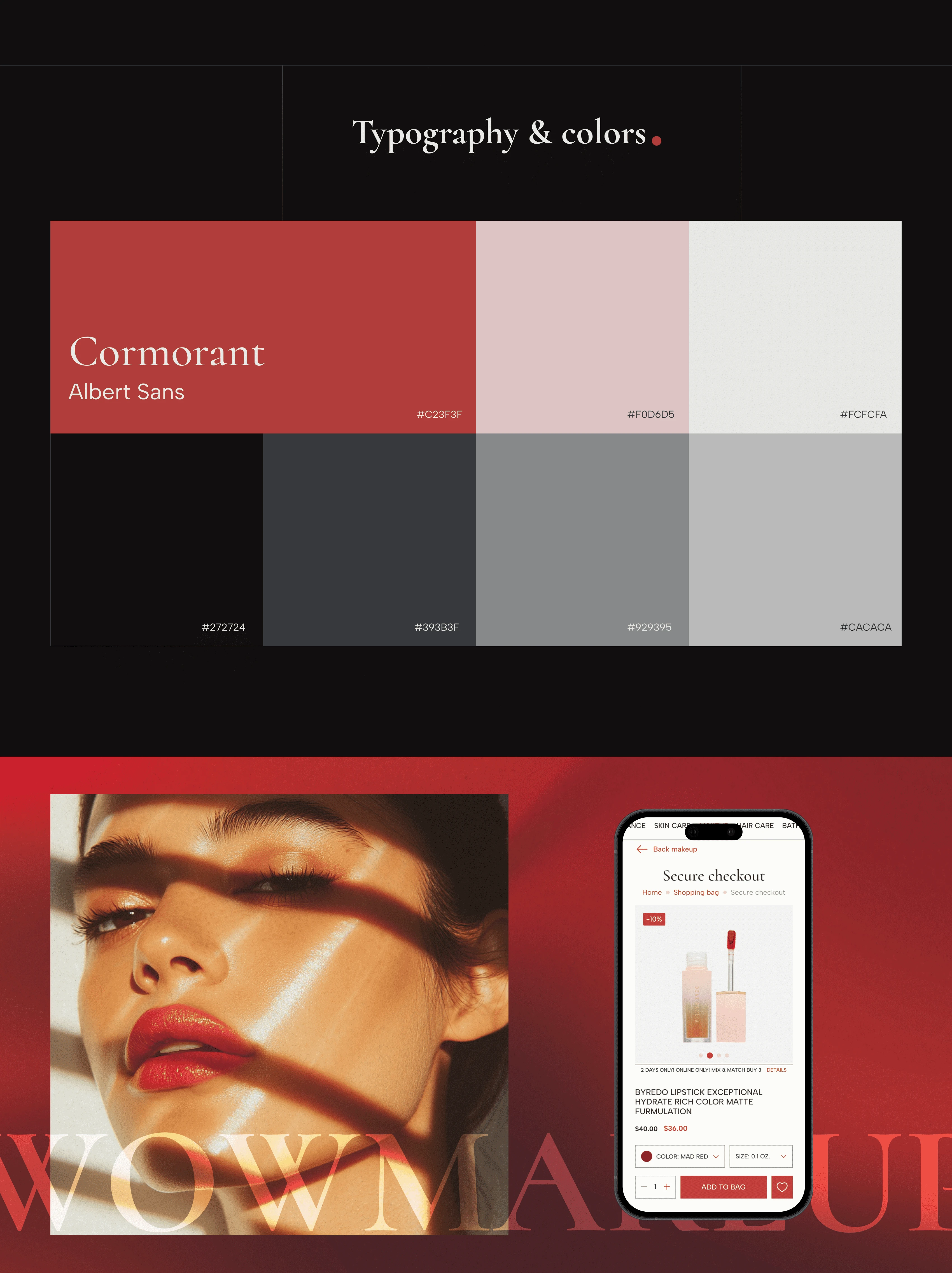 Cosmetics E-Commerce Website — Изображение №7 — Интерфейсы на Dprofile