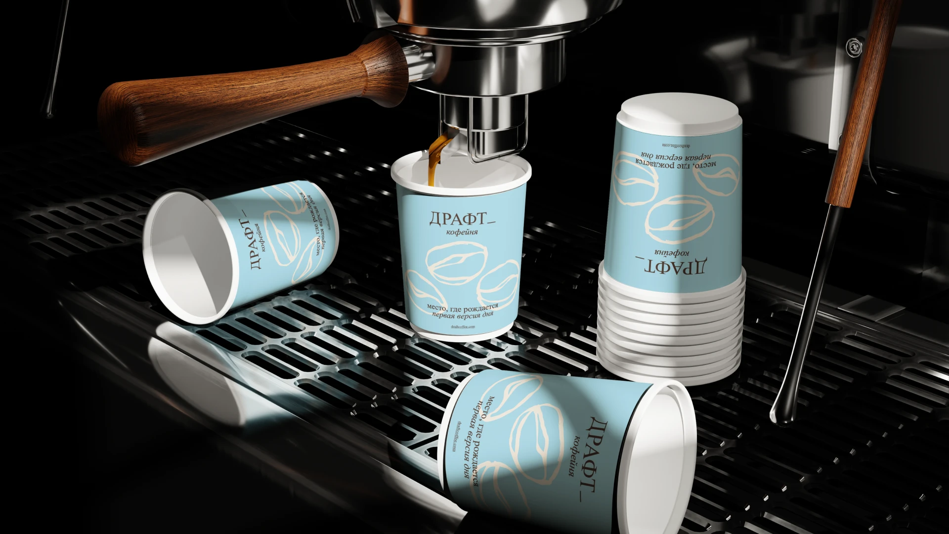 COFFEE SHOP IDENTITY | ДИЗАЙН КОФЕЙНИ | ДРАФТ_ — Изображение №12 — Брендинг на Dprofile