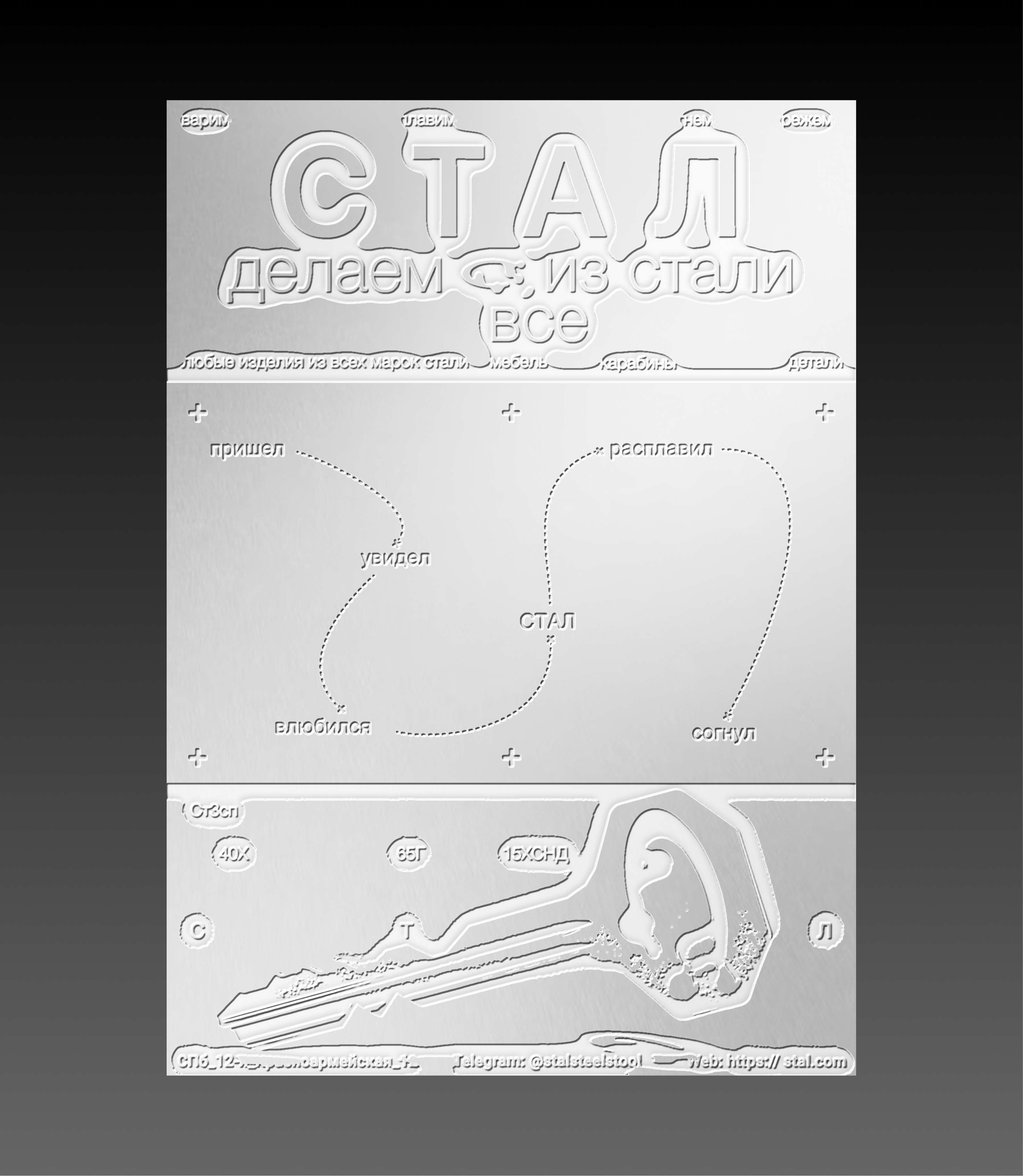 Айдентика СТАЛ / Работа со сталью — Изображение №11 — Брендинг на Dprofile