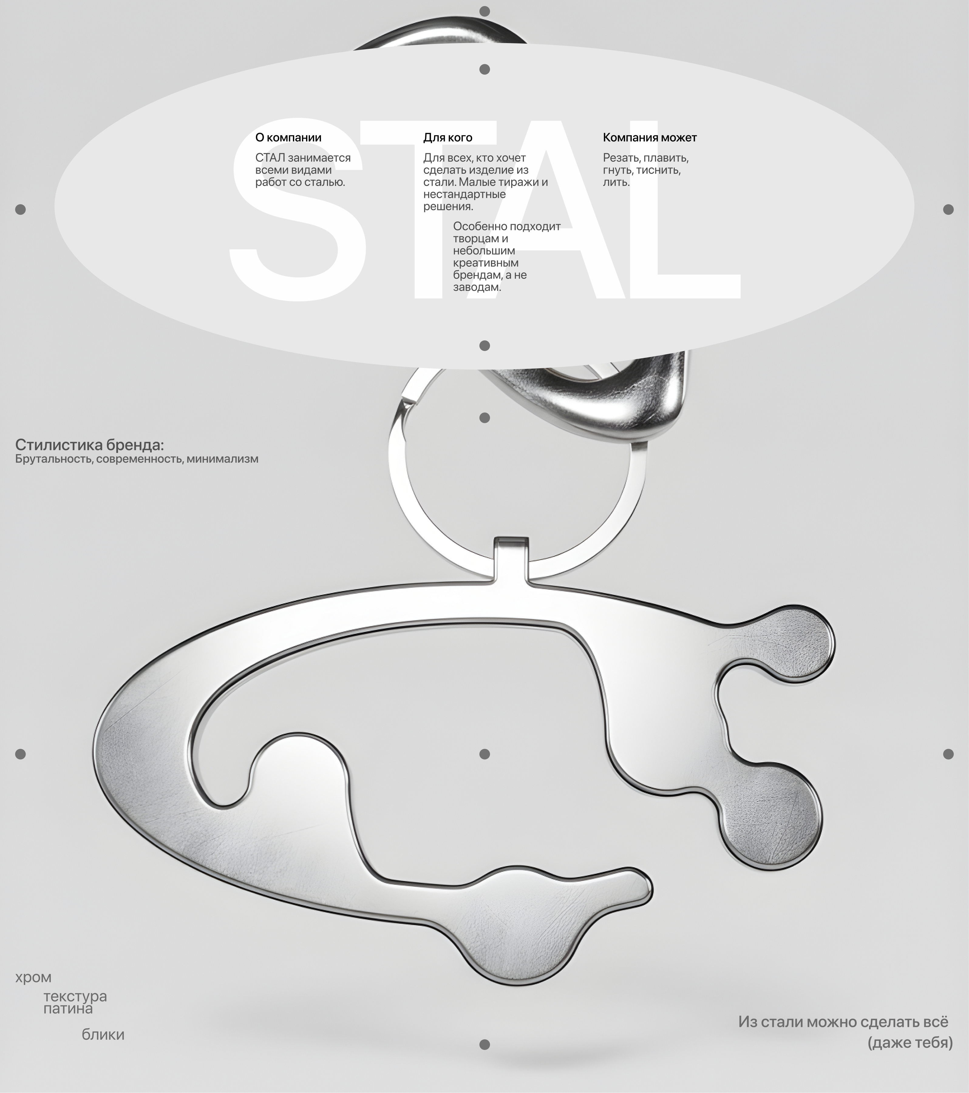 Айдентика СТАЛ / Работа со сталью — Изображение №2 — Брендинг на Dprofile