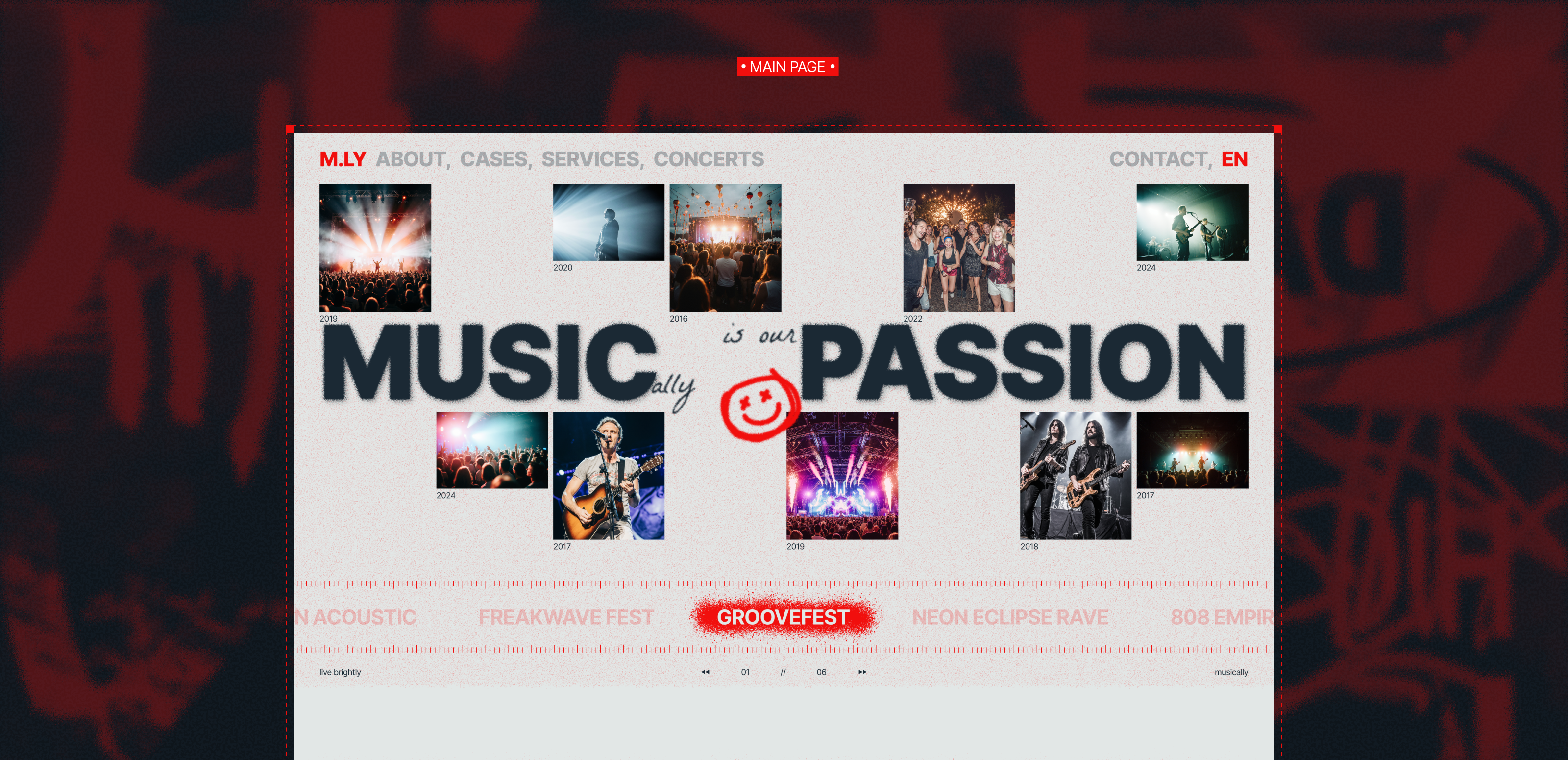 MUSICALLY | Corporate Website — Изображение №4 — Интерфейсы на Dprofile