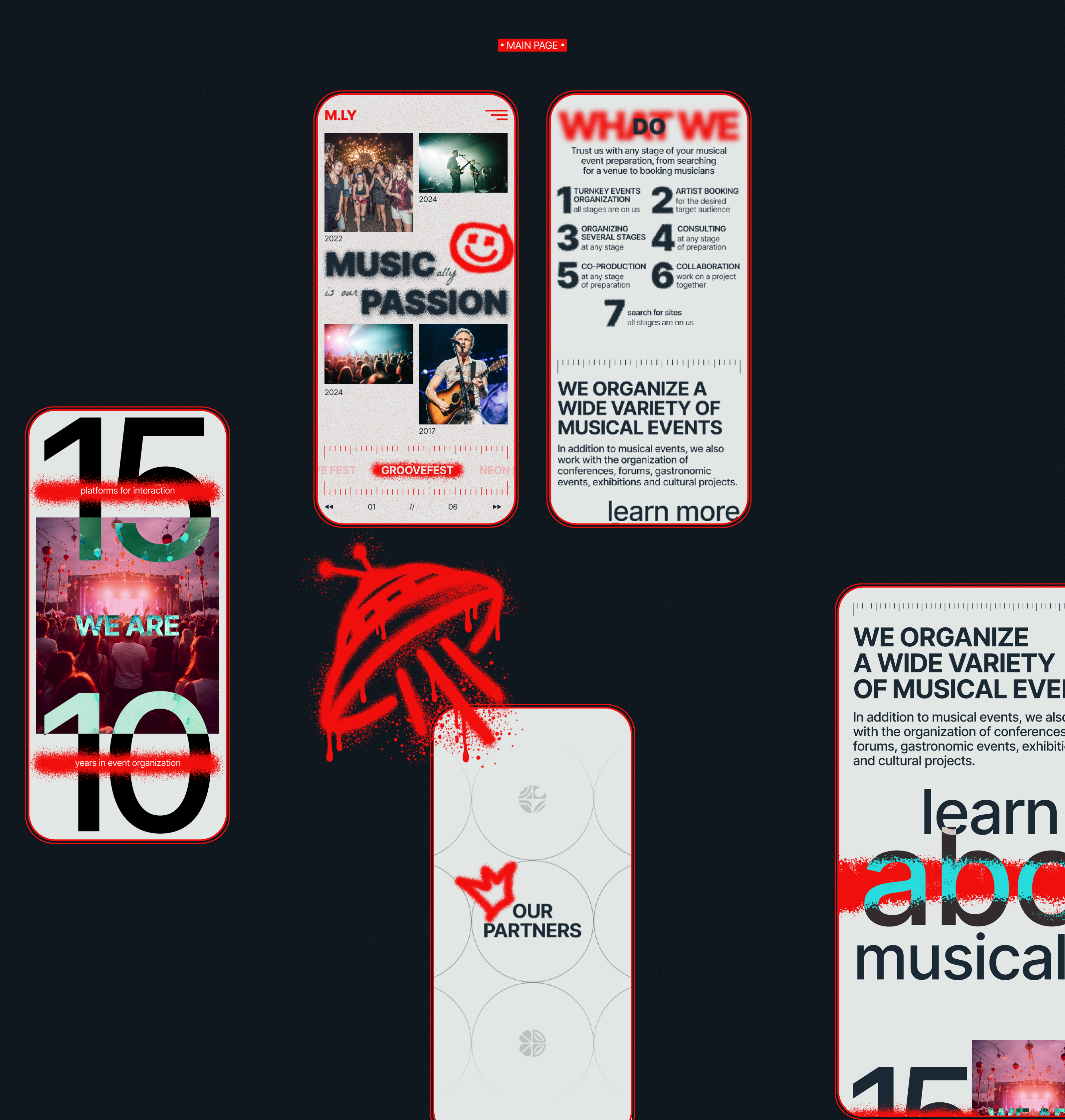 MUSICALLY | Corporate Website — Изображение №9 — Интерфейсы на Dprofile