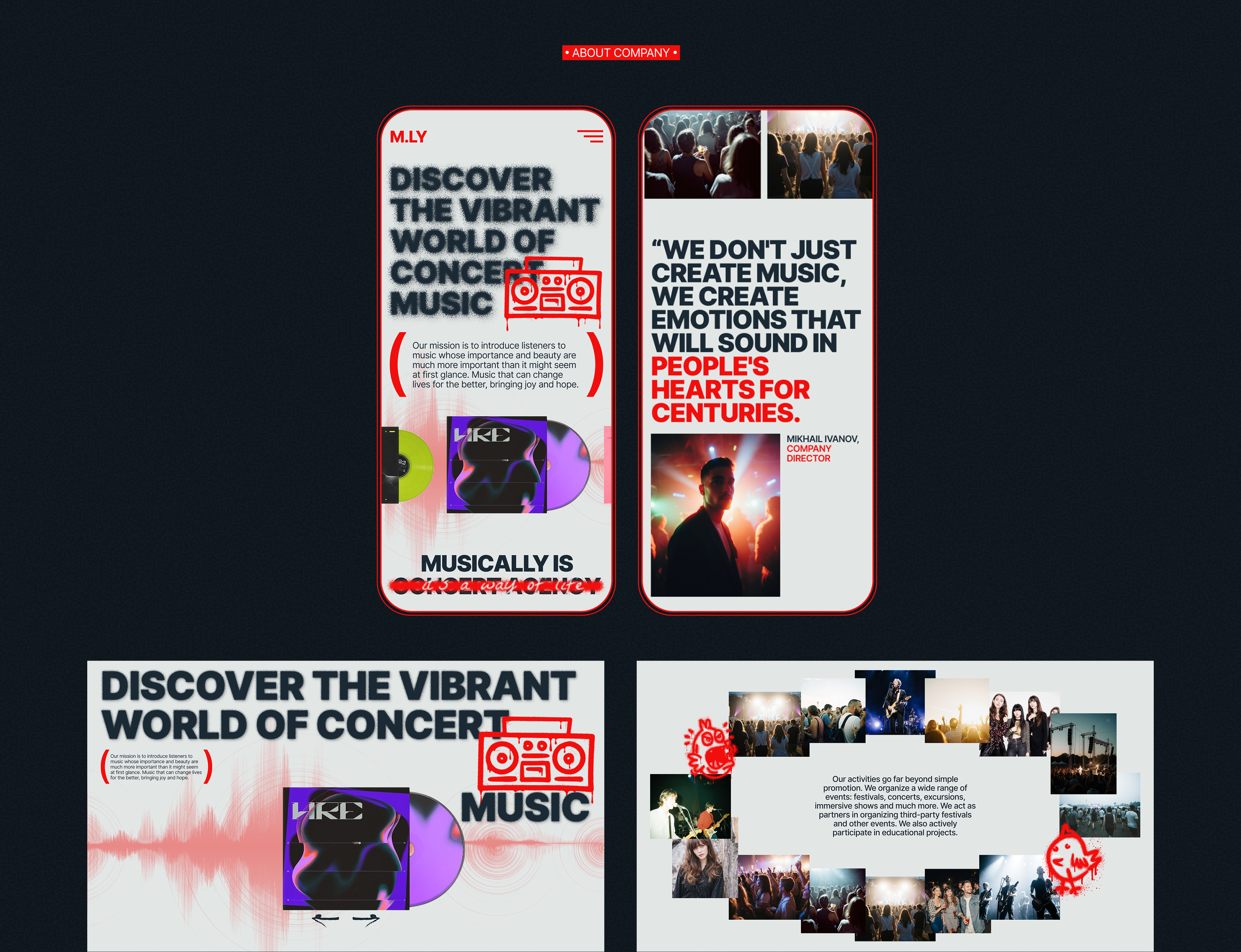 MUSICALLY | Corporate Website — Изображение №17 — Интерфейсы на Dprofile