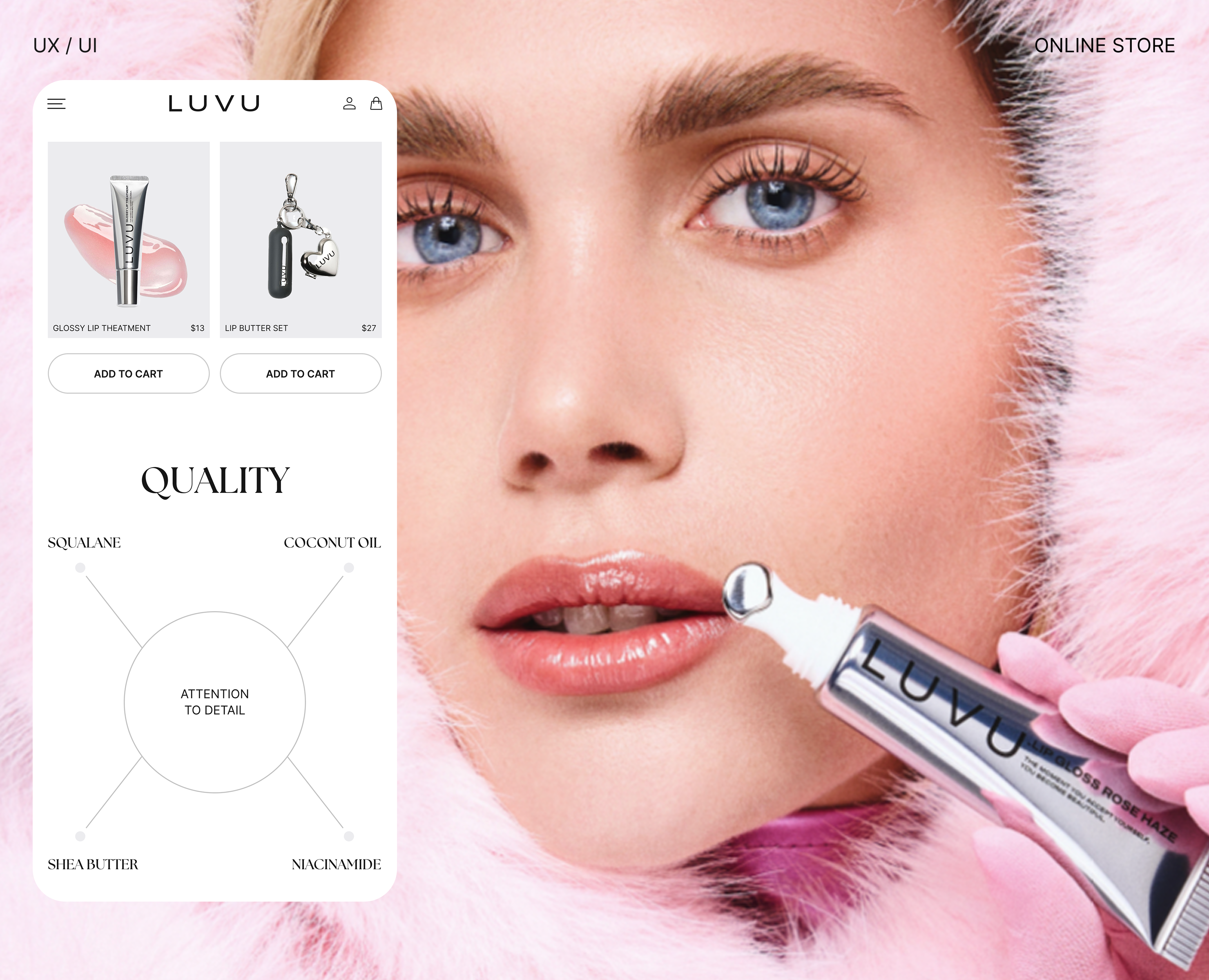 LUVU | E-COMMERCE — Интерфейсы на Dprofile