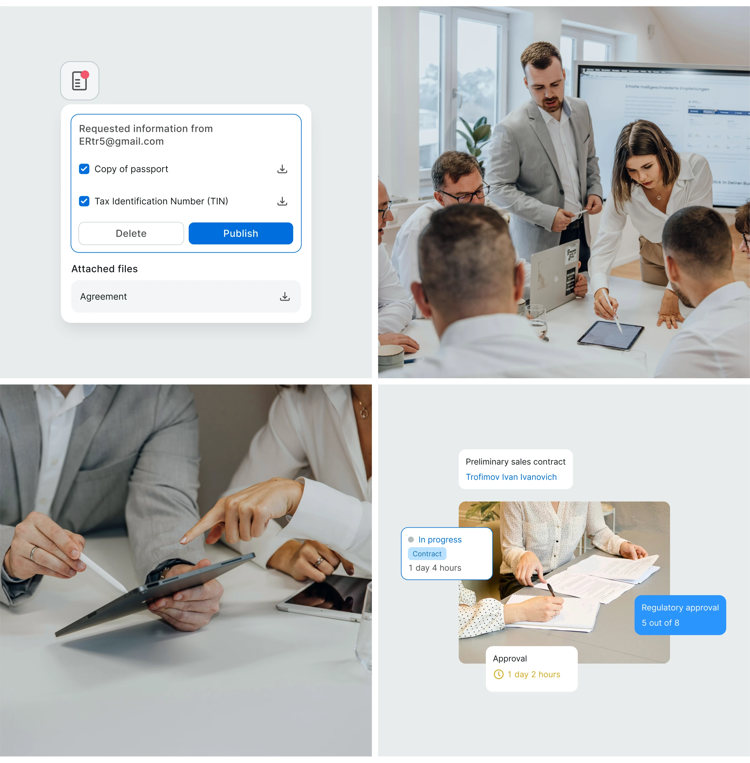 DataDoc — SaaS | E-Docs & Workflow — Изображение №14 — Интерфейсы на Dprofile