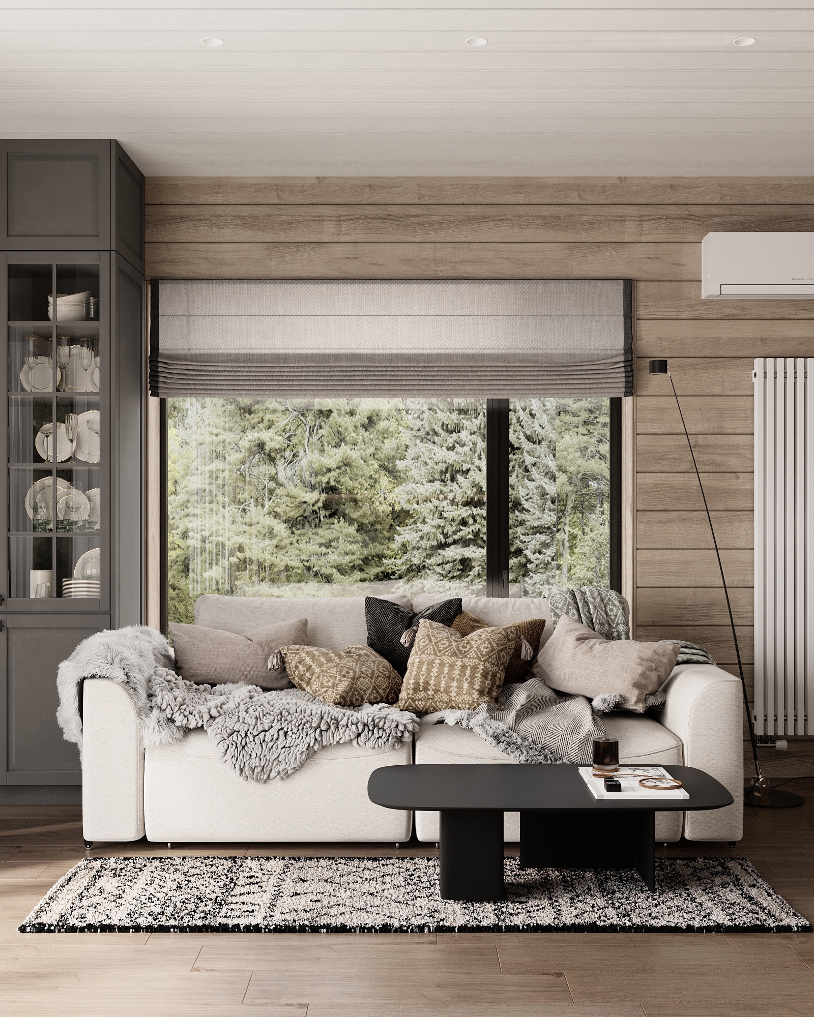 Интерьер комнаты отдыха в бане — Изображение №6 — 3D на Dprofile