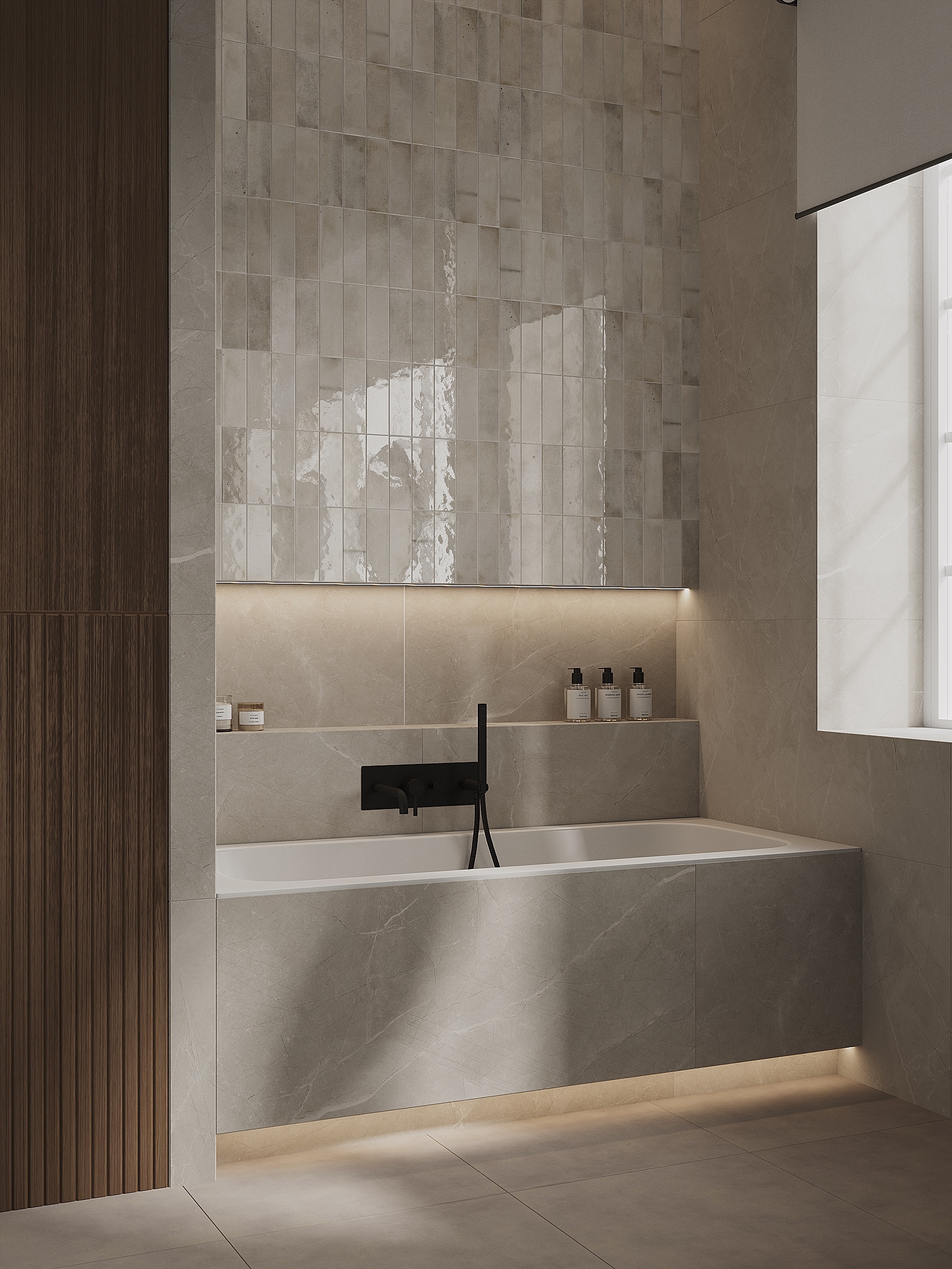 Интерьер ванной комнаты при детских — Изображение №1 — 3D на Dprofile