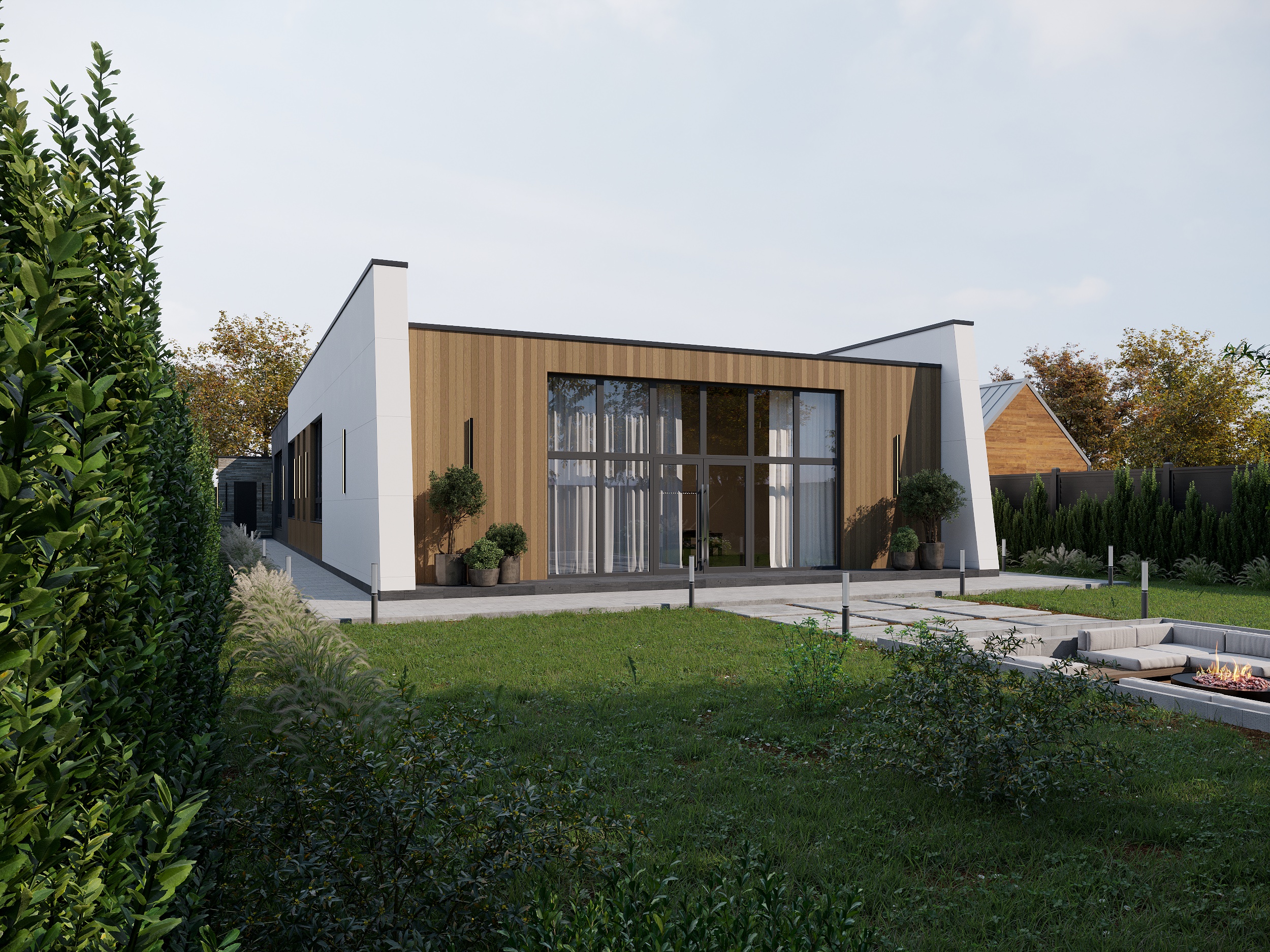 Проект внешнего вида фасадов для загородного дома — Изображение №2 — 3D на Dprofile