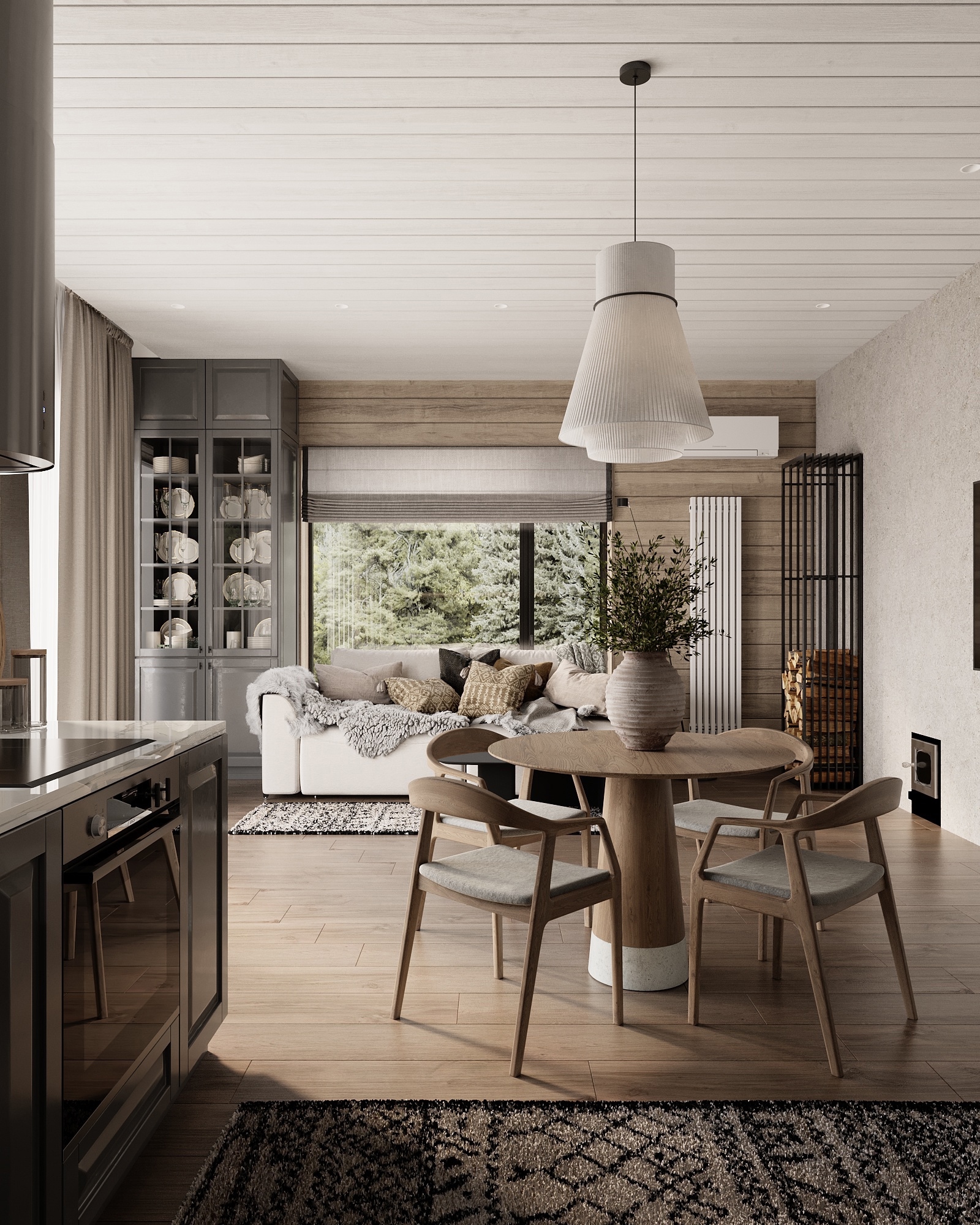 Интерьер комнаты отдыха в бане — Изображение №5 — 3D на Dprofile